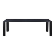 Post Large Dining Table Black by Moe's Home Collection