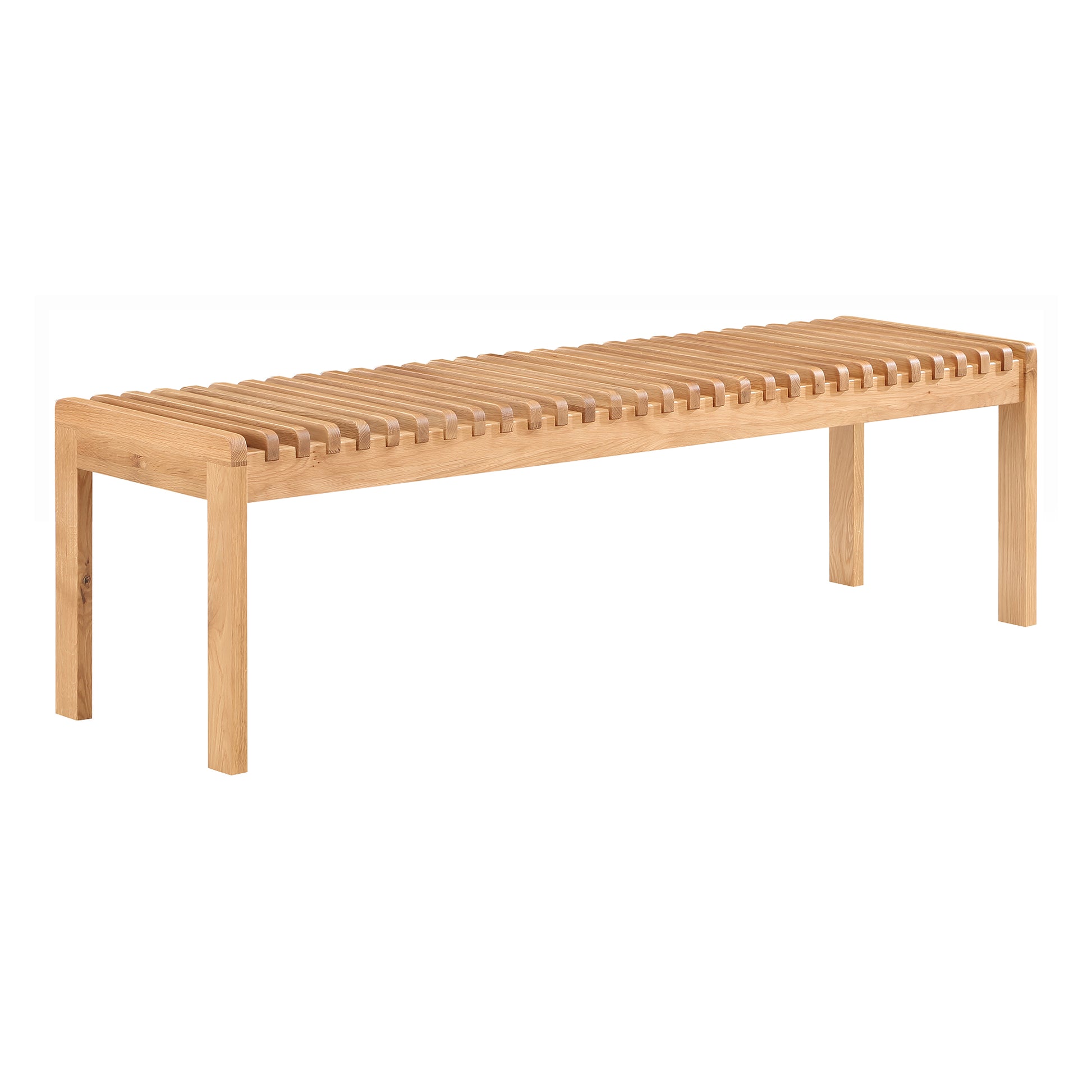 Rohe Bench Natural Oak by Moe's Home Collection - view 2