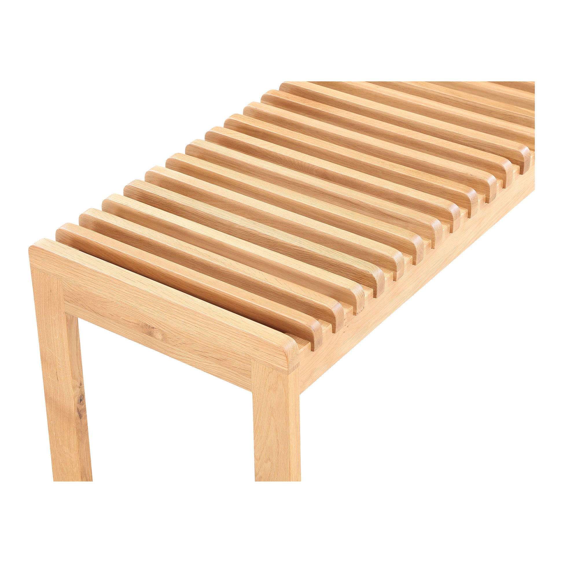 Rohe Bench Natural Oak by Moe's Home Collection - view 5