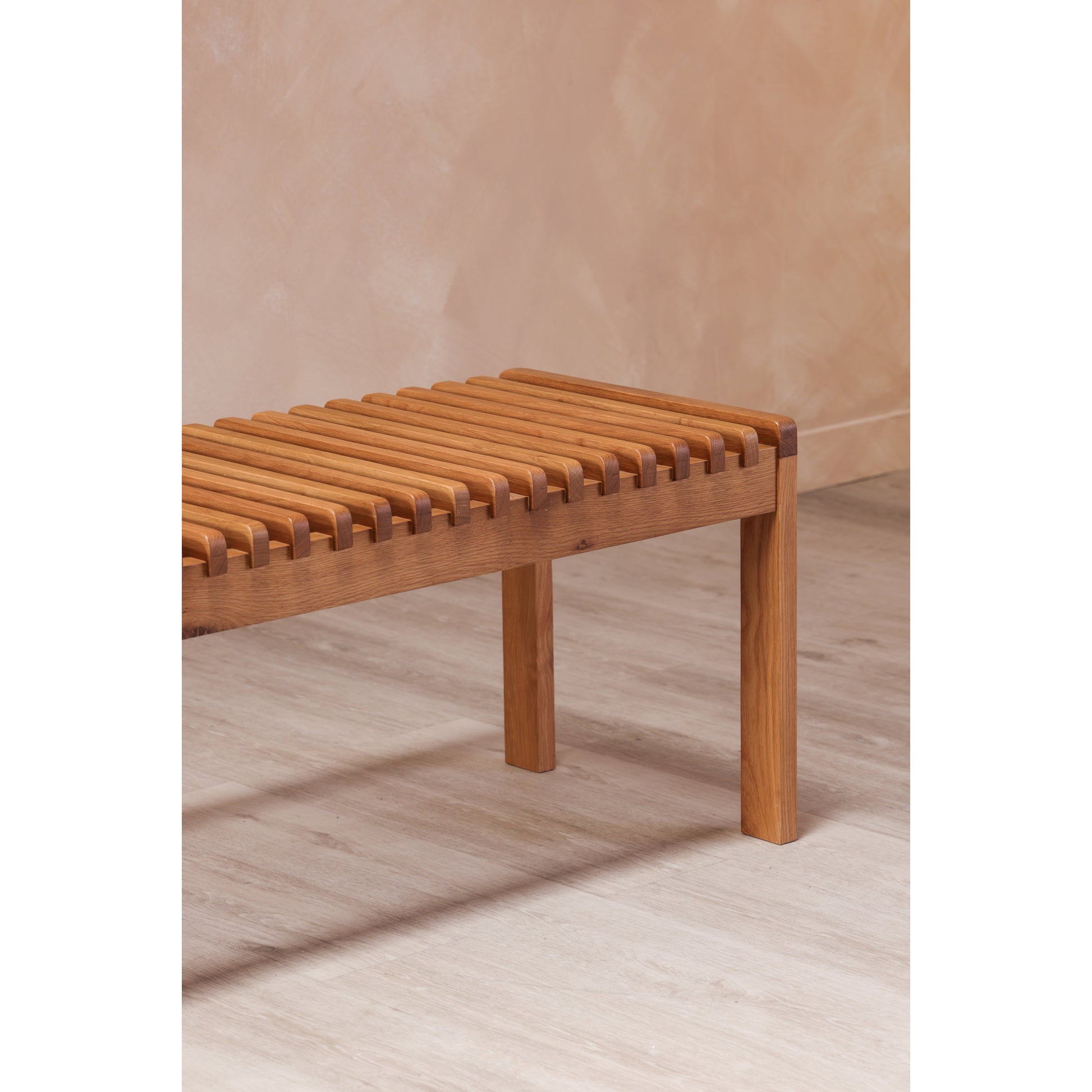 Rohe Bench Natural Oak by Moe's Home Collection - view 7
