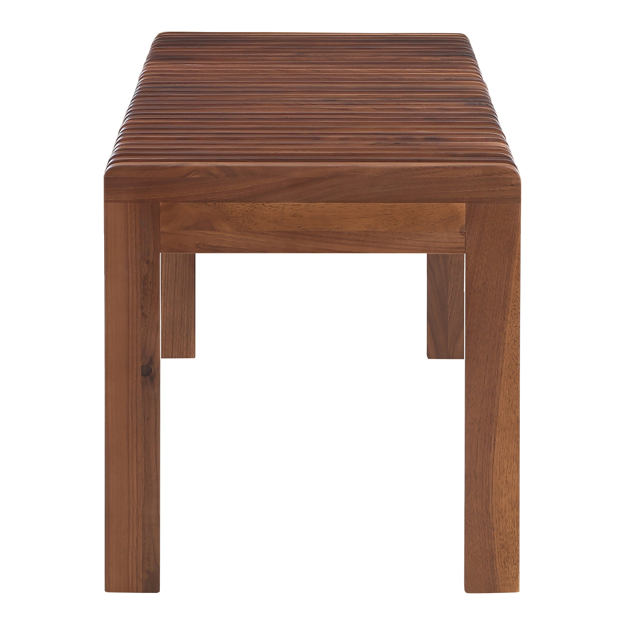 Rohe Bench Walnut Brown by Moe's Home Collection - view 3