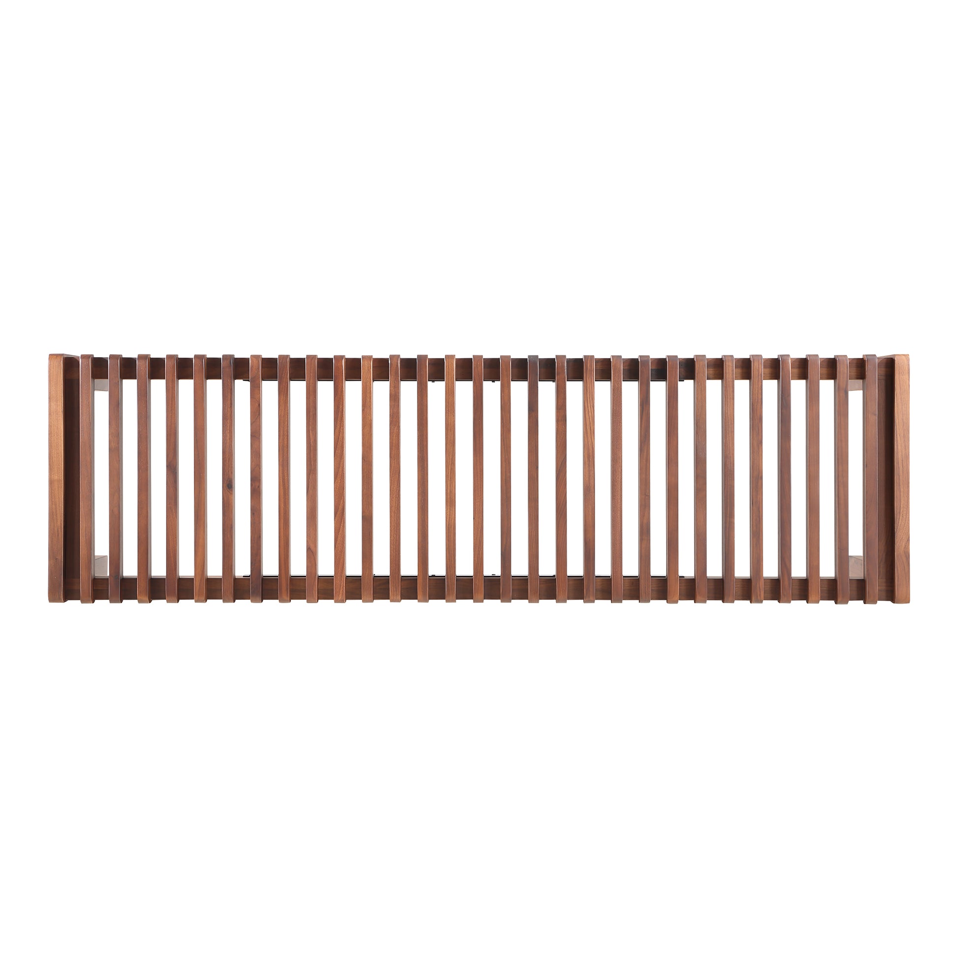 Rohe Bench Walnut Brown by Moe's Home Collection - view 4