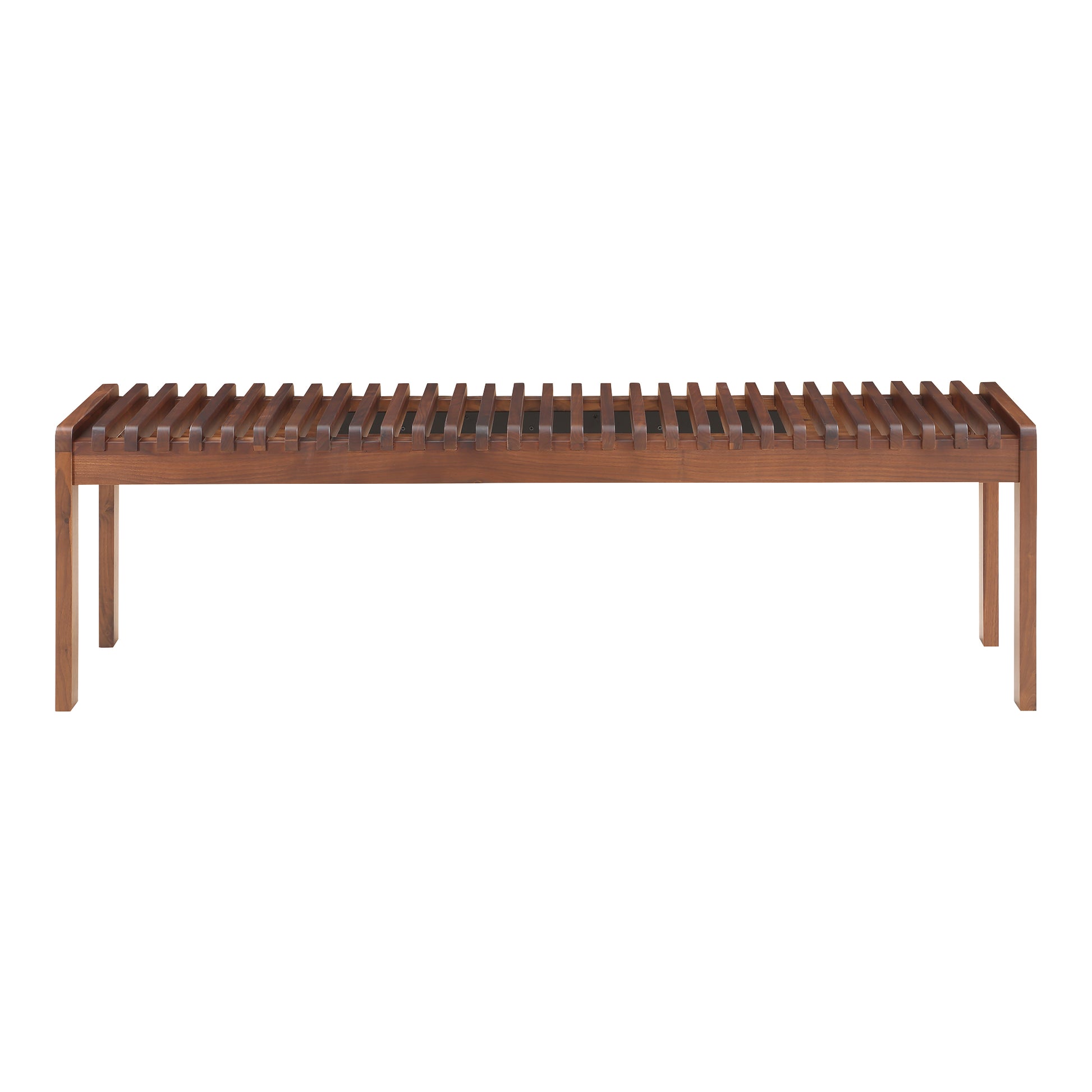 Rohe Bench Walnut Brown by Moe's Home Collection