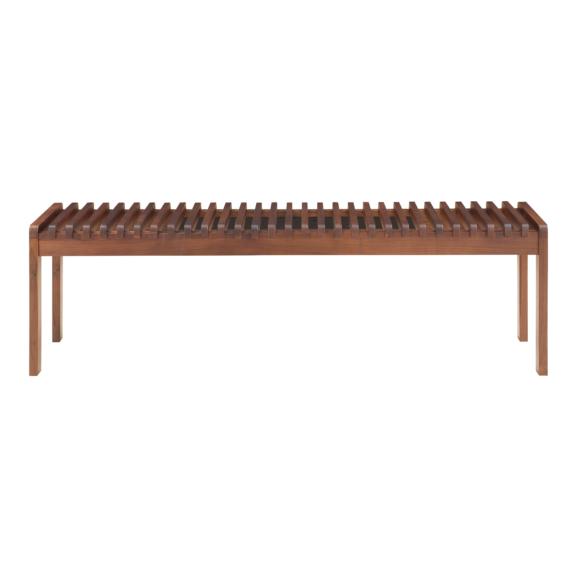 Rohe Bench Walnut Brown by Moe's Home Collection