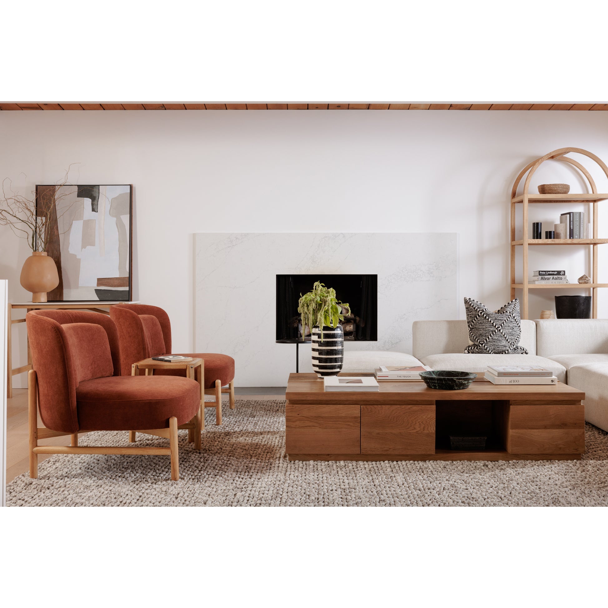 Eero Bookcase Natural by Moe's Home Collection - view 7