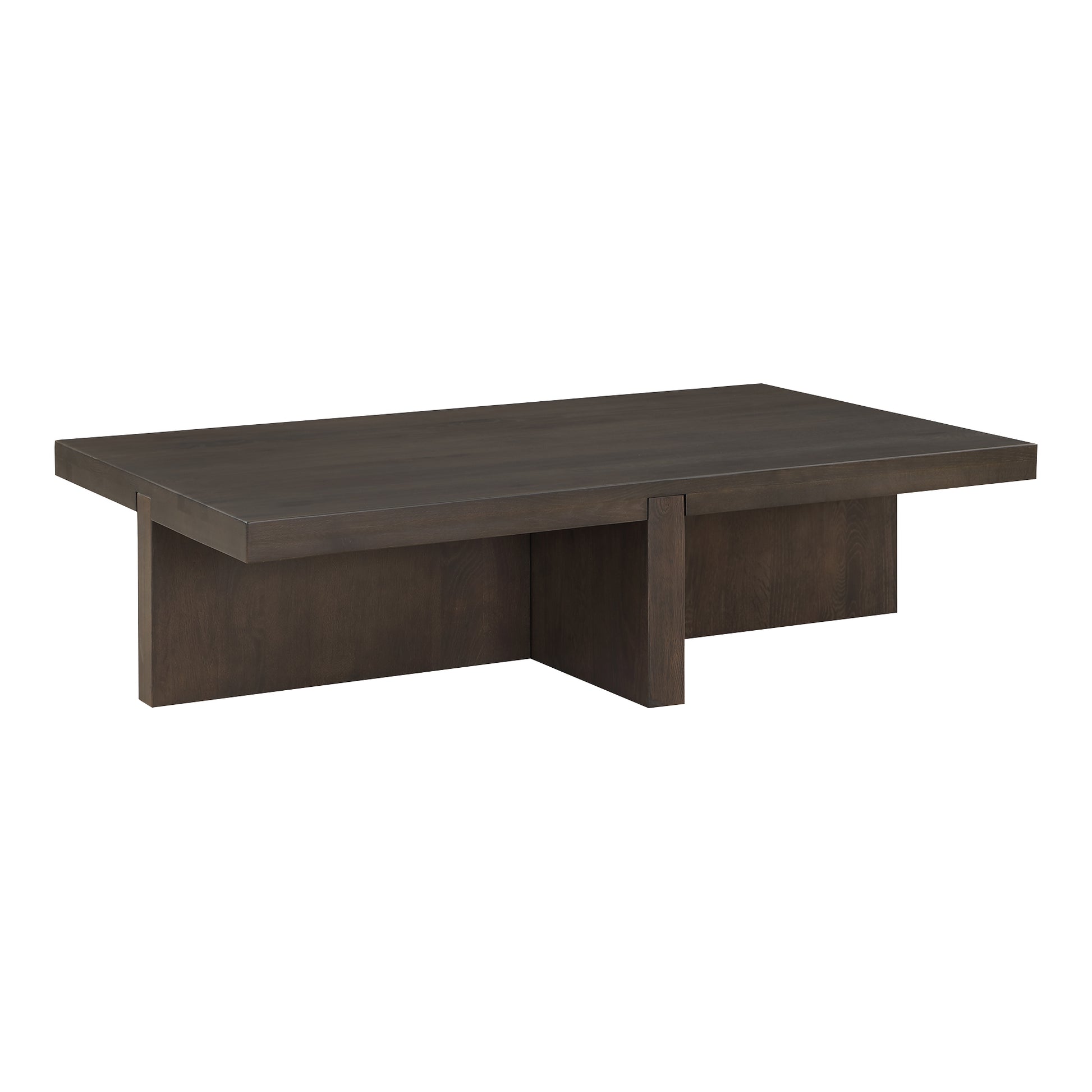 Folke Rectangular Coffee Table Dark Brown by Moe's Home Collection - view 2