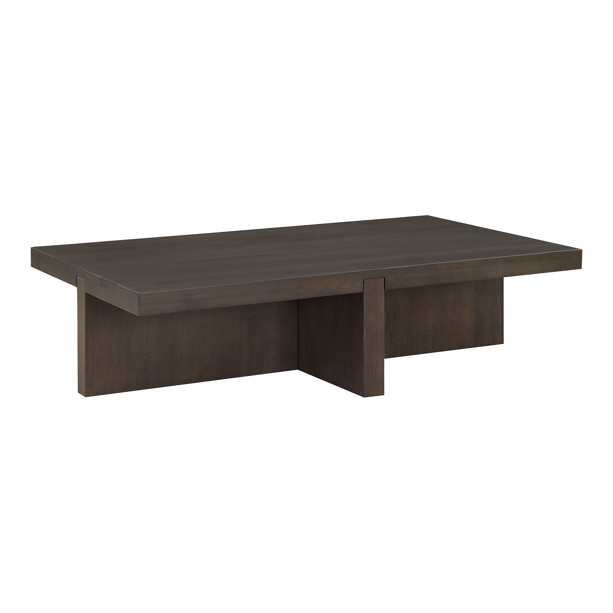 Folke Rectangular Coffee Table Dark Brown by Moe's Home Collection - view 2