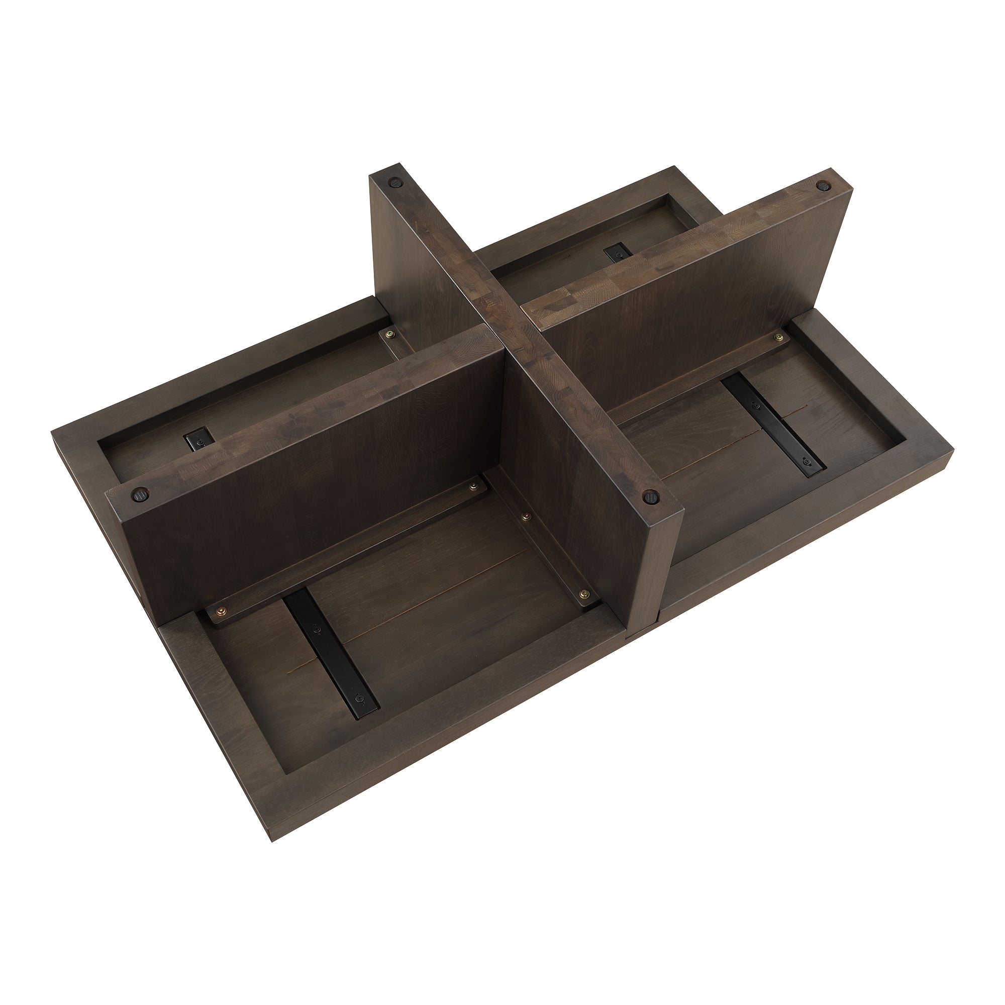 Folke Rectangular Coffee Table Dark Brown by Moe's Home Collection - view 4