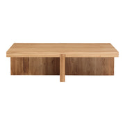 Folke Rectangular Coffee Table Natural by Moe's Home Collection