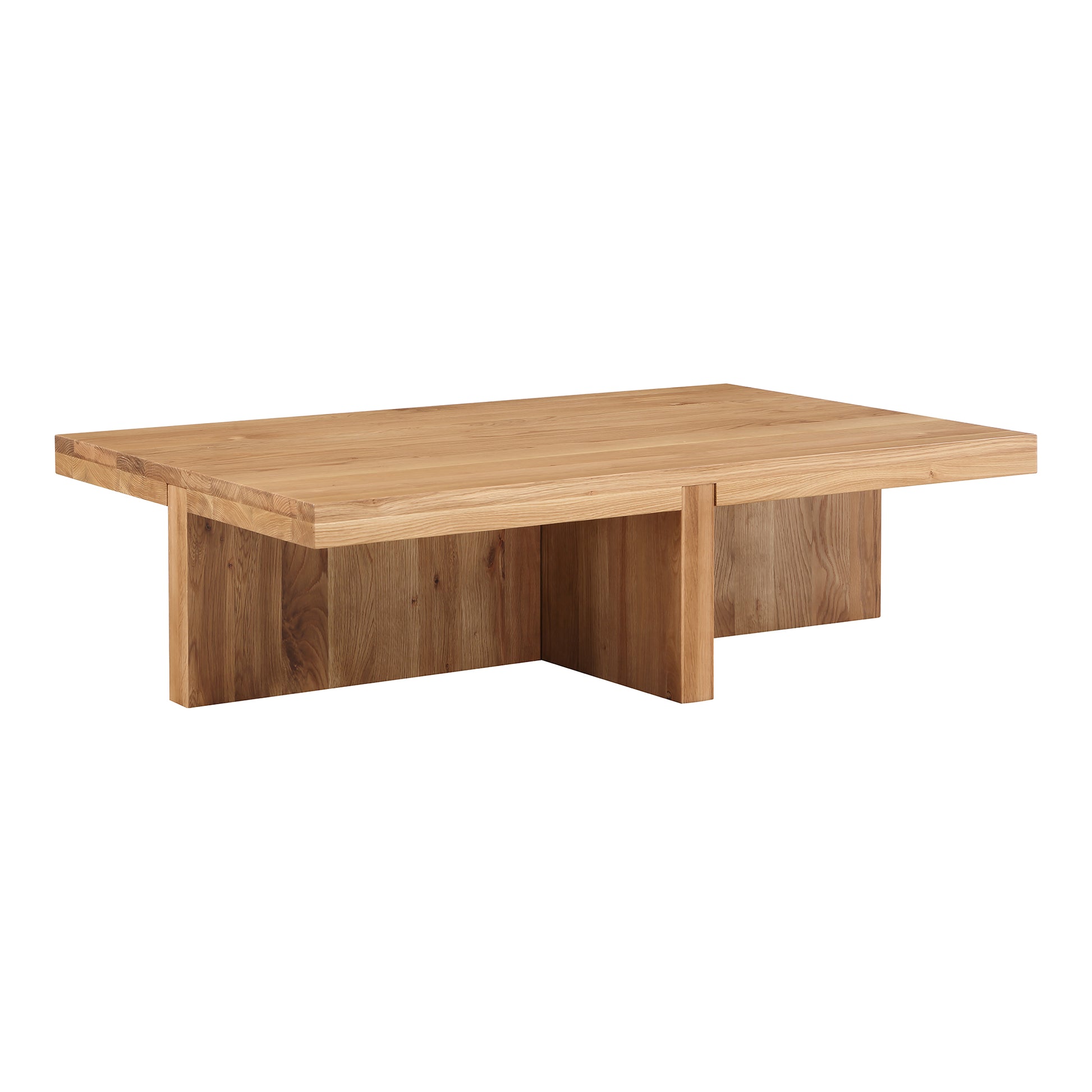 Folke Rectangular Coffee Table Natural by Moe's Home Collection - view 2