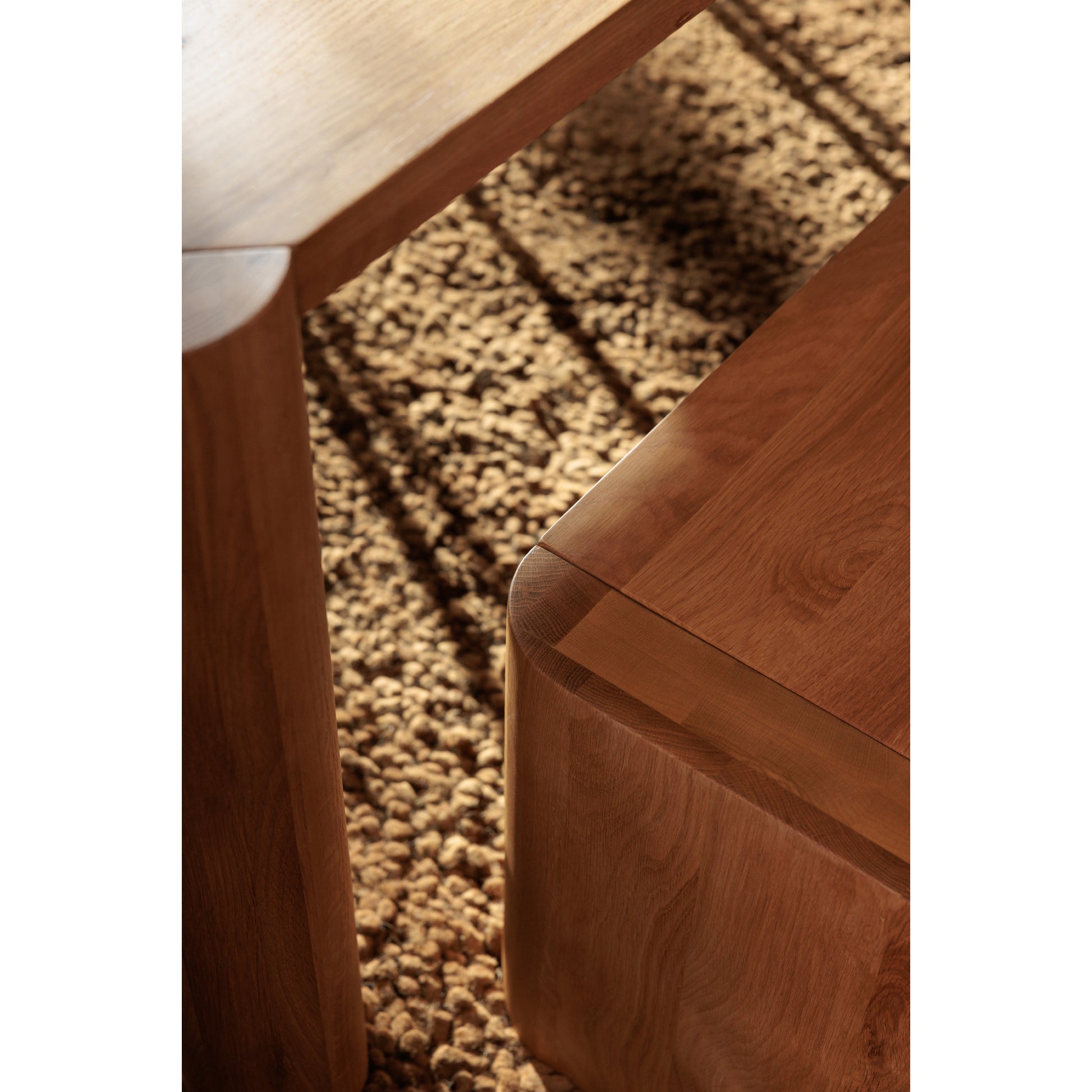 Post Small Dining Bench Natural by Moe's Home Collection - view 2