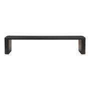 Post Large Dining Bench Black by Moe's Home Collection