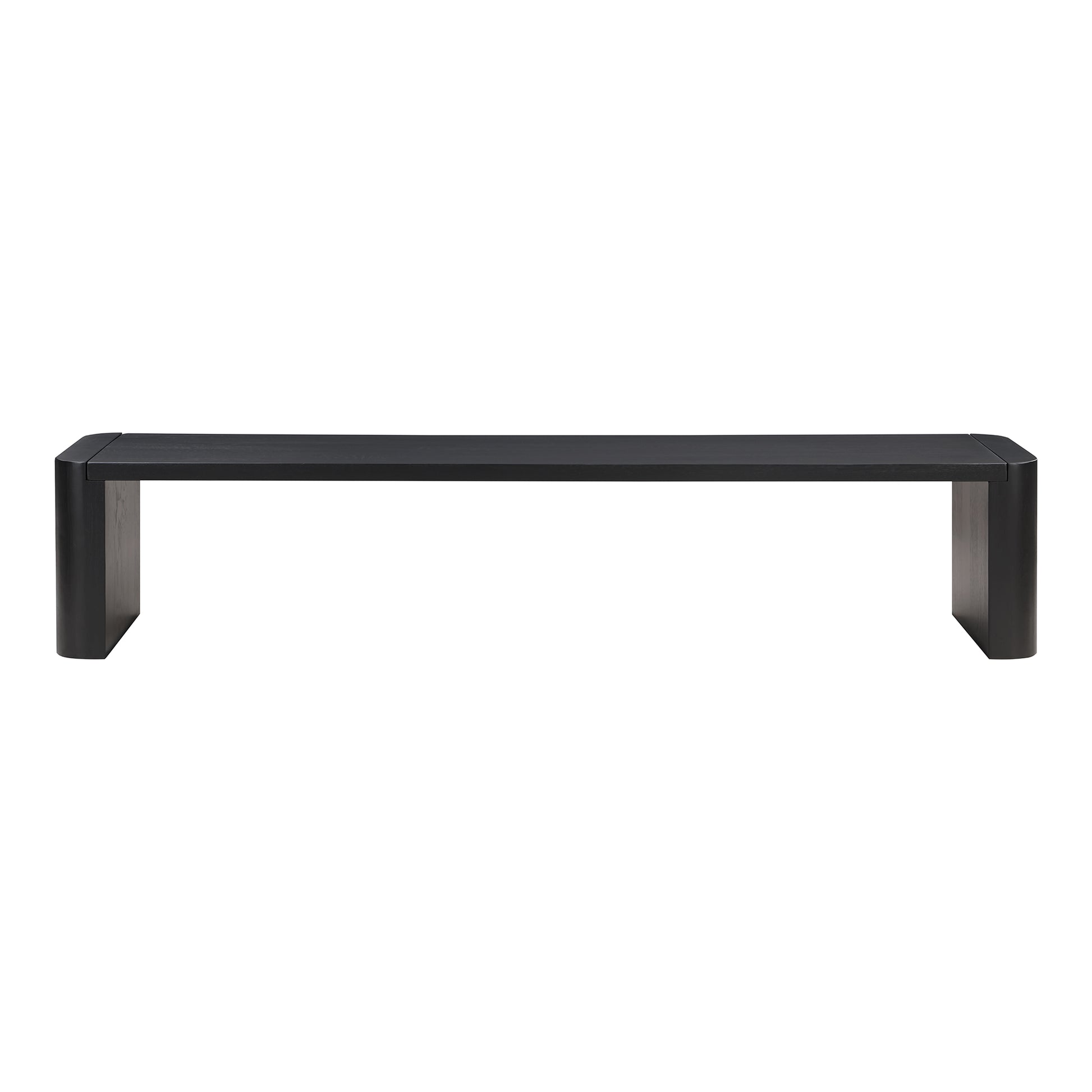 Post Large Dining Bench Black by Moe's Home Collection