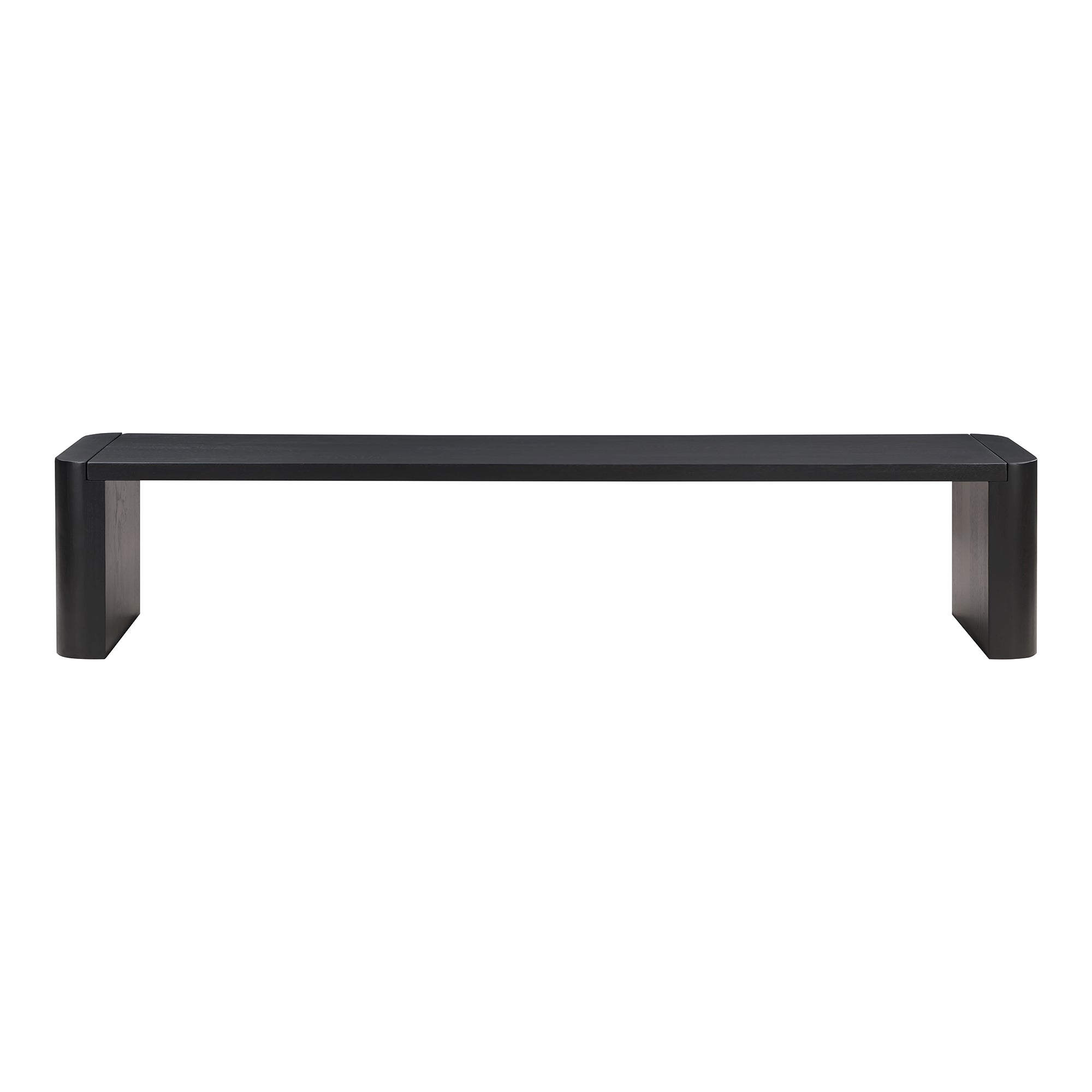 Post Large Dining Bench Black by Moe's Home Collection