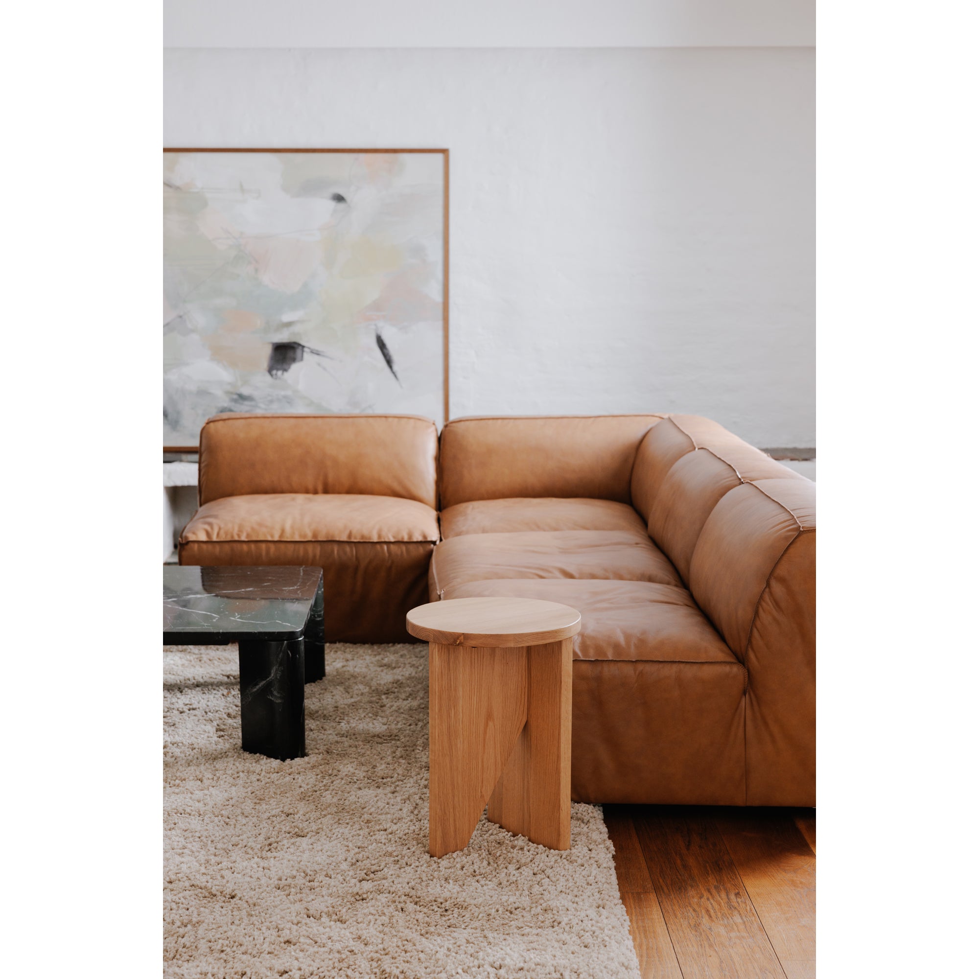 Grace Accent Table Natural Oak by Moe's Home Collection - view 9