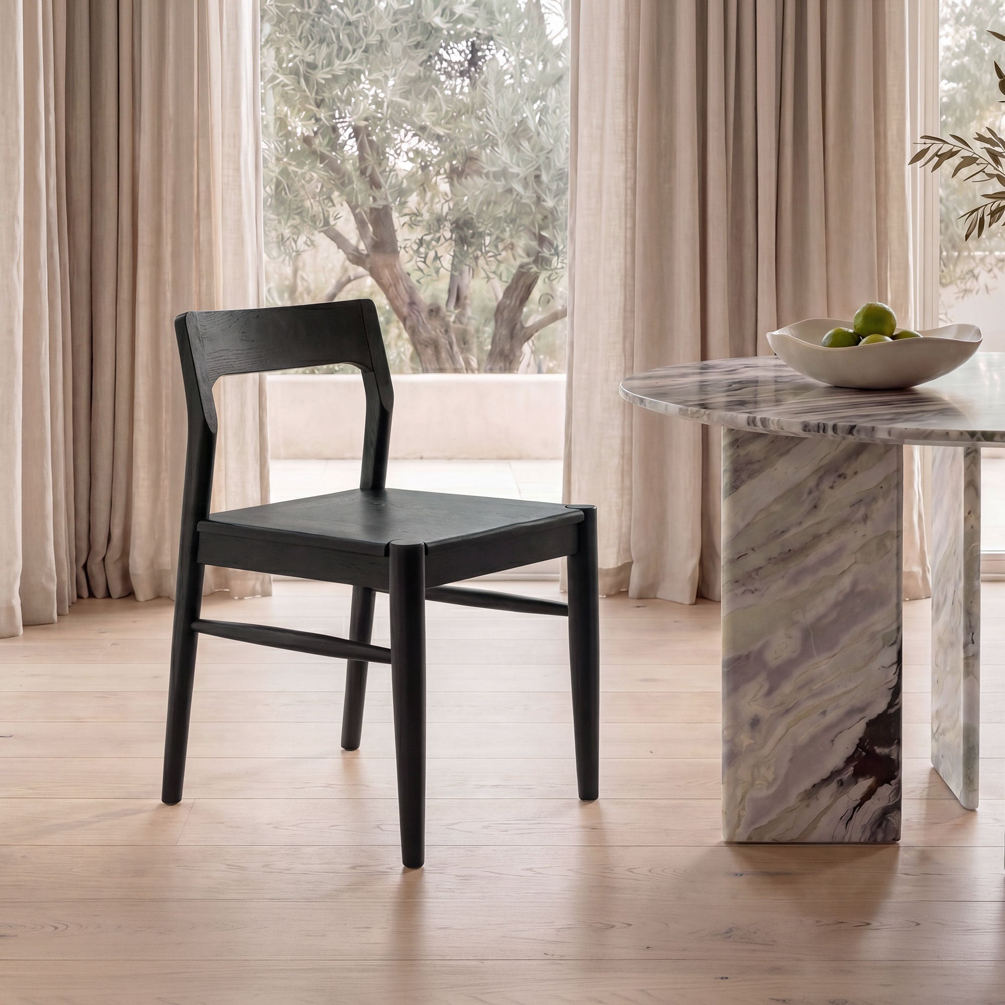 Owing Dining Chair Black - Set Of Two by Moe's Home Collection - view 10
