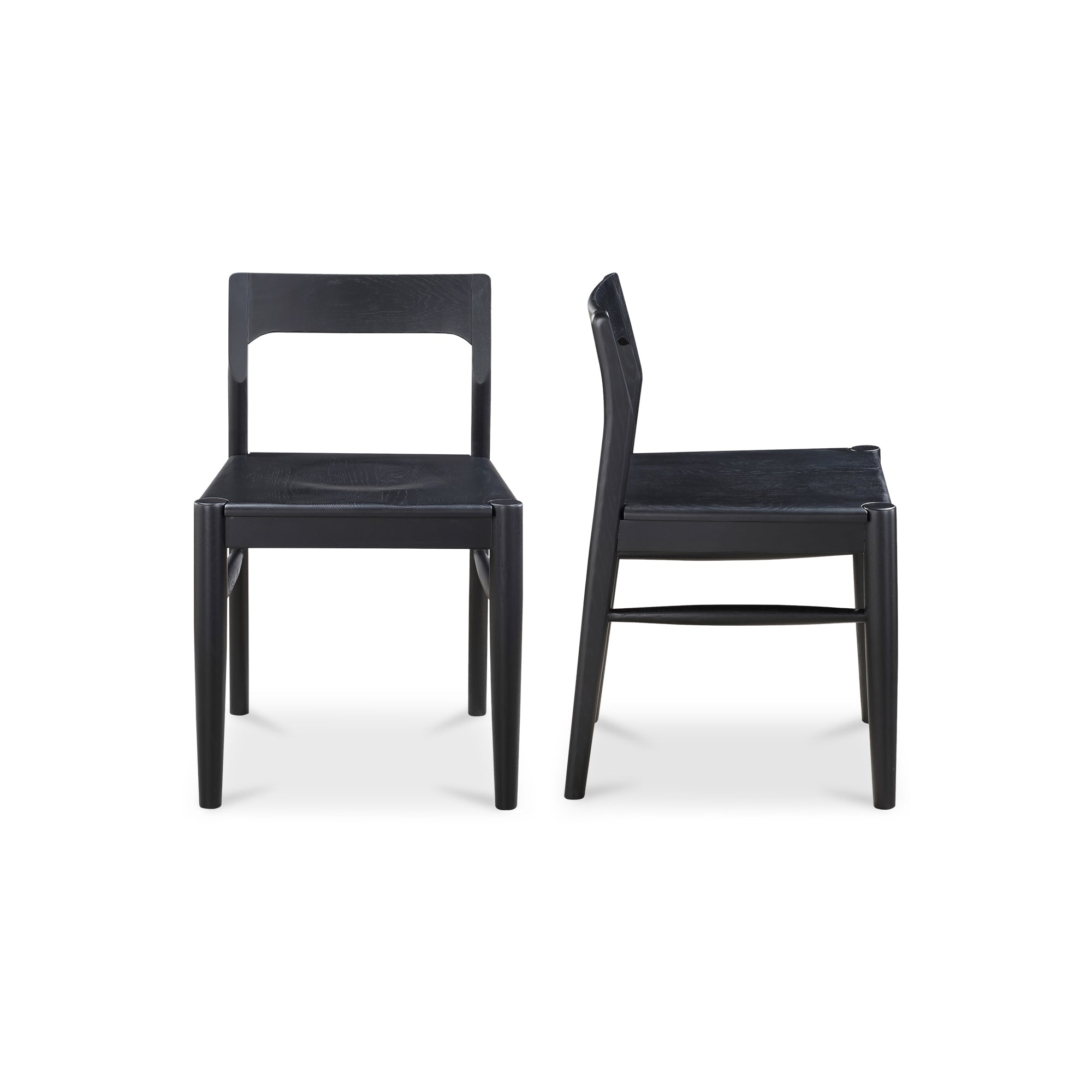 Owing Dining Chair Black - Set Of Two by Moe's Home Collection - view 2