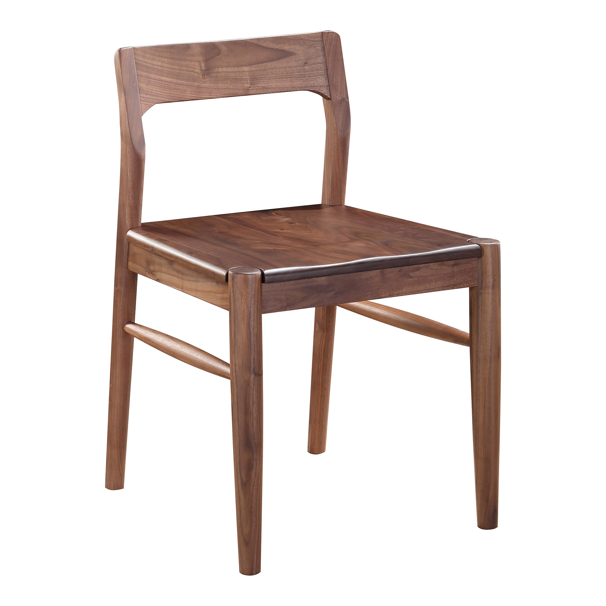 Owing Dining Chair Walnut Brown - Set Of Two by Moe's Home Collection - view 4