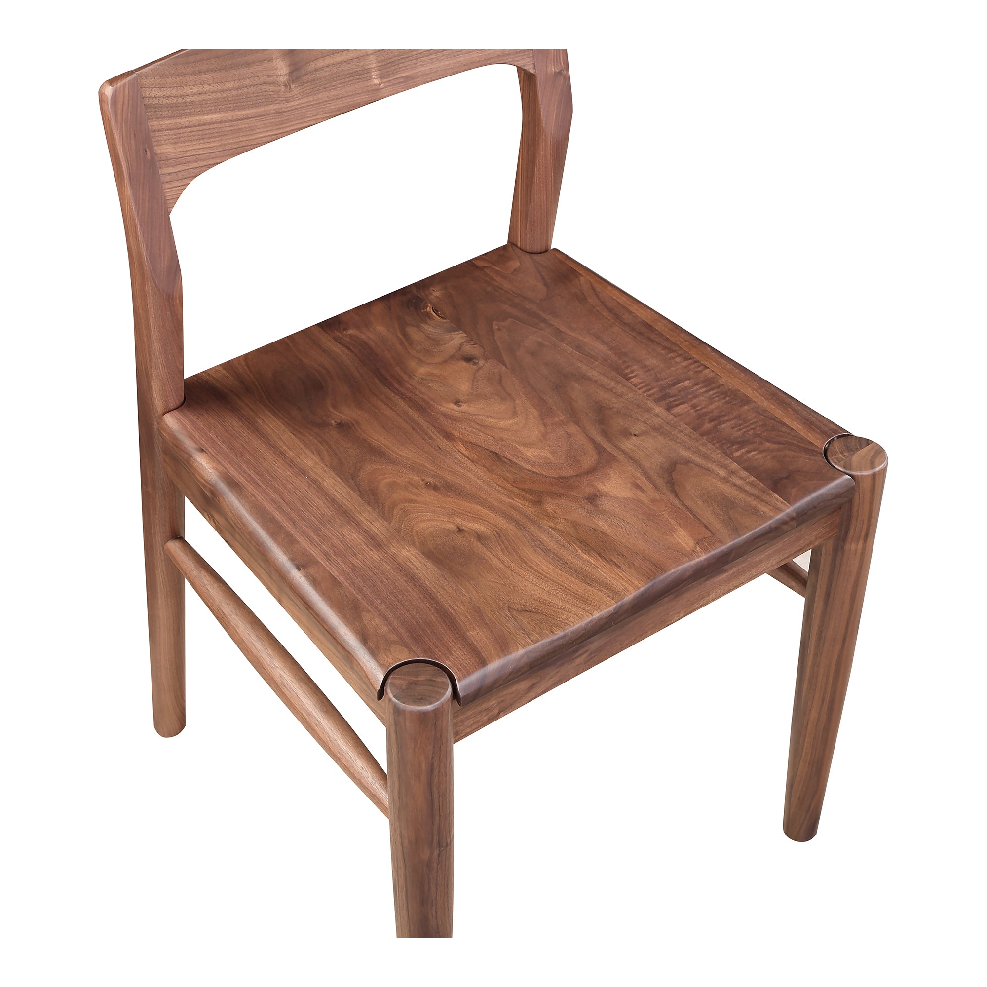 Owing Dining Chair Walnut Brown - Set Of Two by Moe's Home Collection - view 7