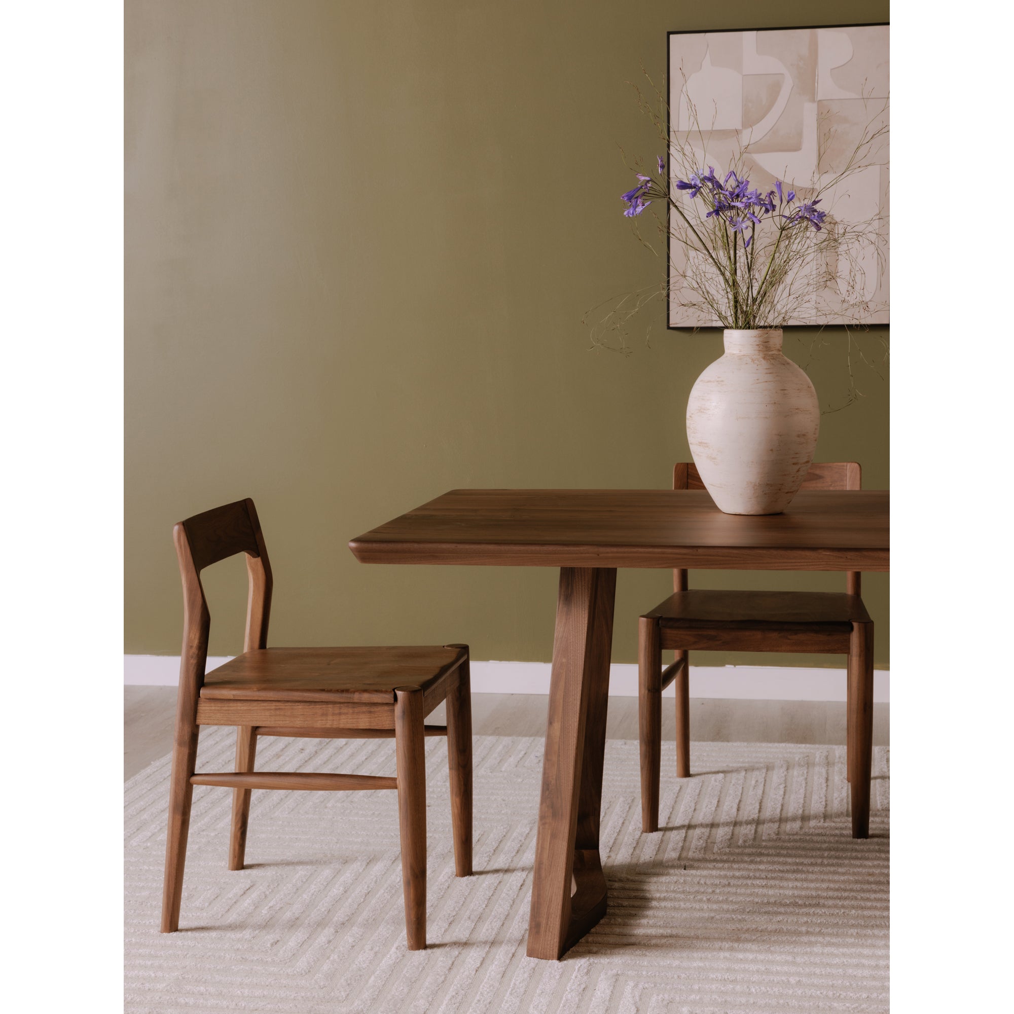 Owing Dining Chair Walnut Brown - Set Of Two by Moe's Home Collection - view 8