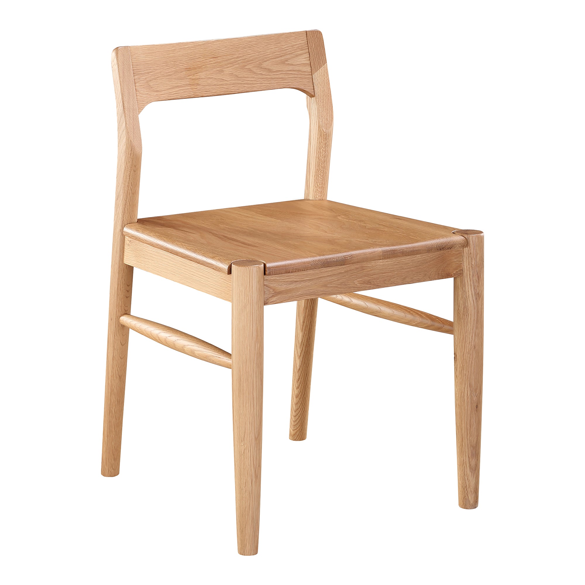 Owing Dining Chair Natural Oak - Set Of Two by Moe's Home Collection - view 4