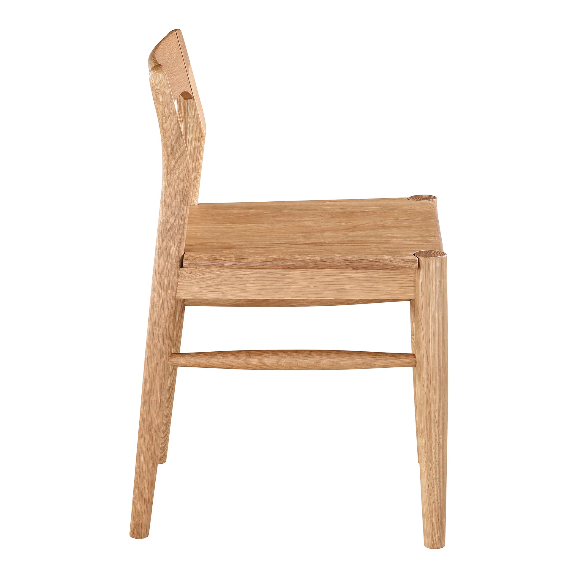 Owing Dining Chair Natural Oak - Set Of Two by Moe's Home Collection - view 5