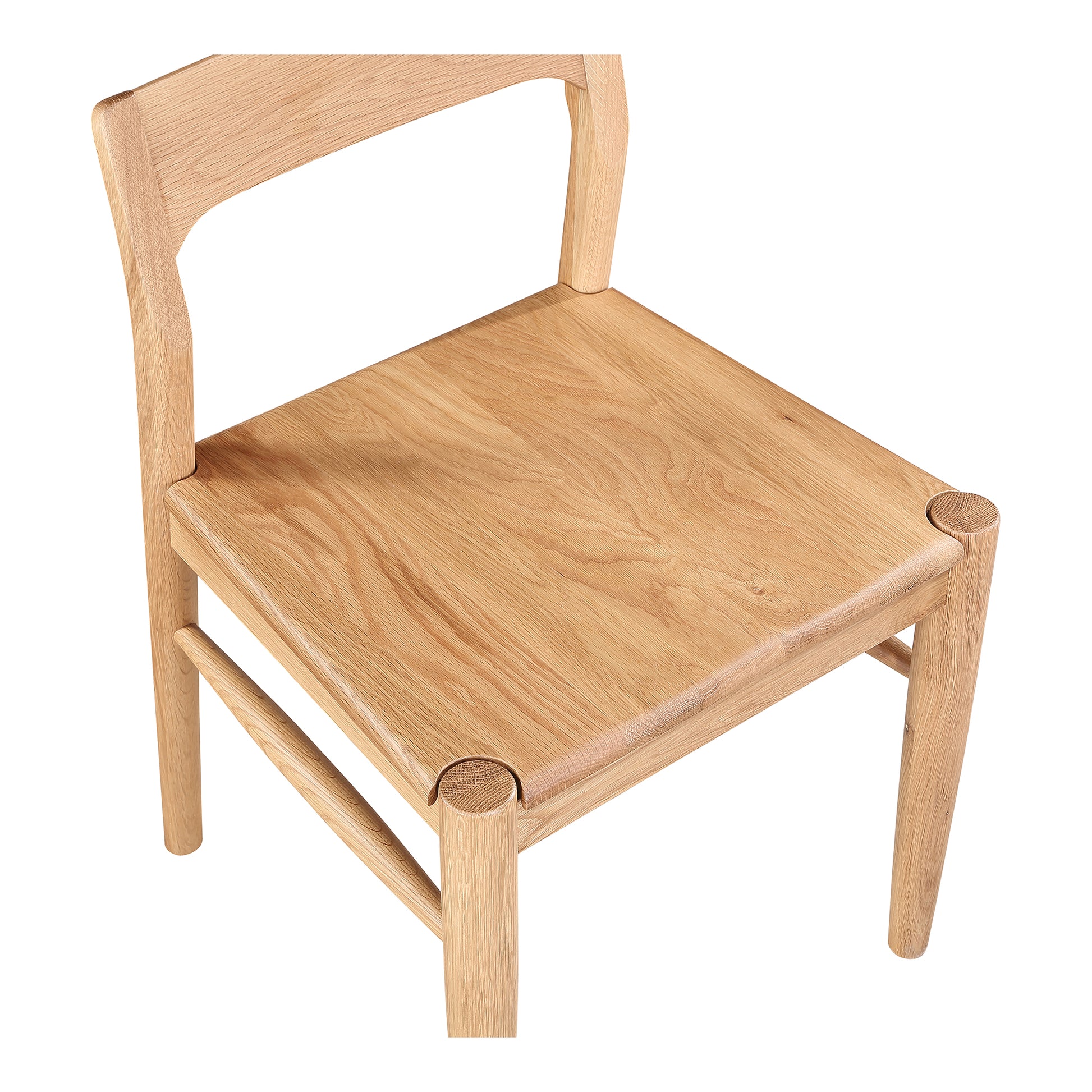 Owing Dining Chair Natural Oak - Set Of Two by Moe's Home Collection - view 7