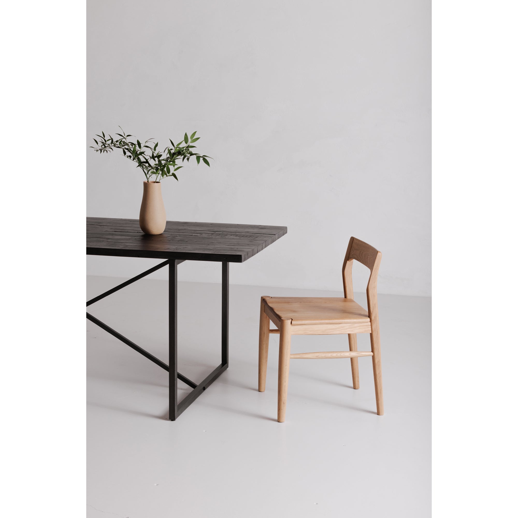 Owing Dining Chair Natural Oak - Set Of Two by Moe's Home Collection - view 9