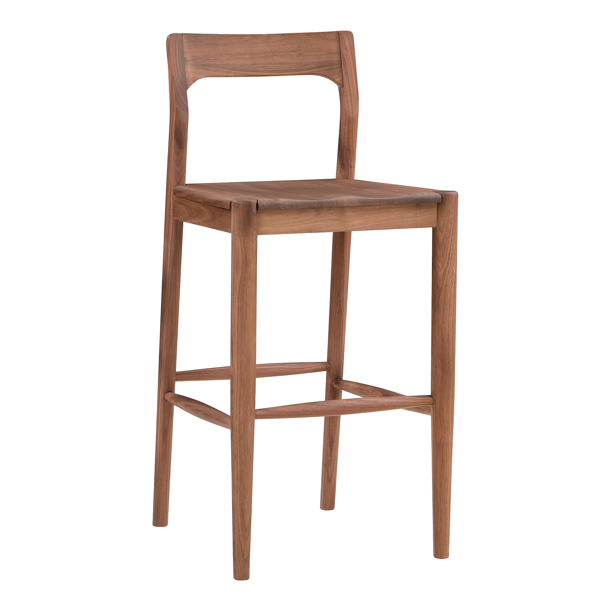 Owing Barstool Walnut Brown by Moe's Home Collection - view 2