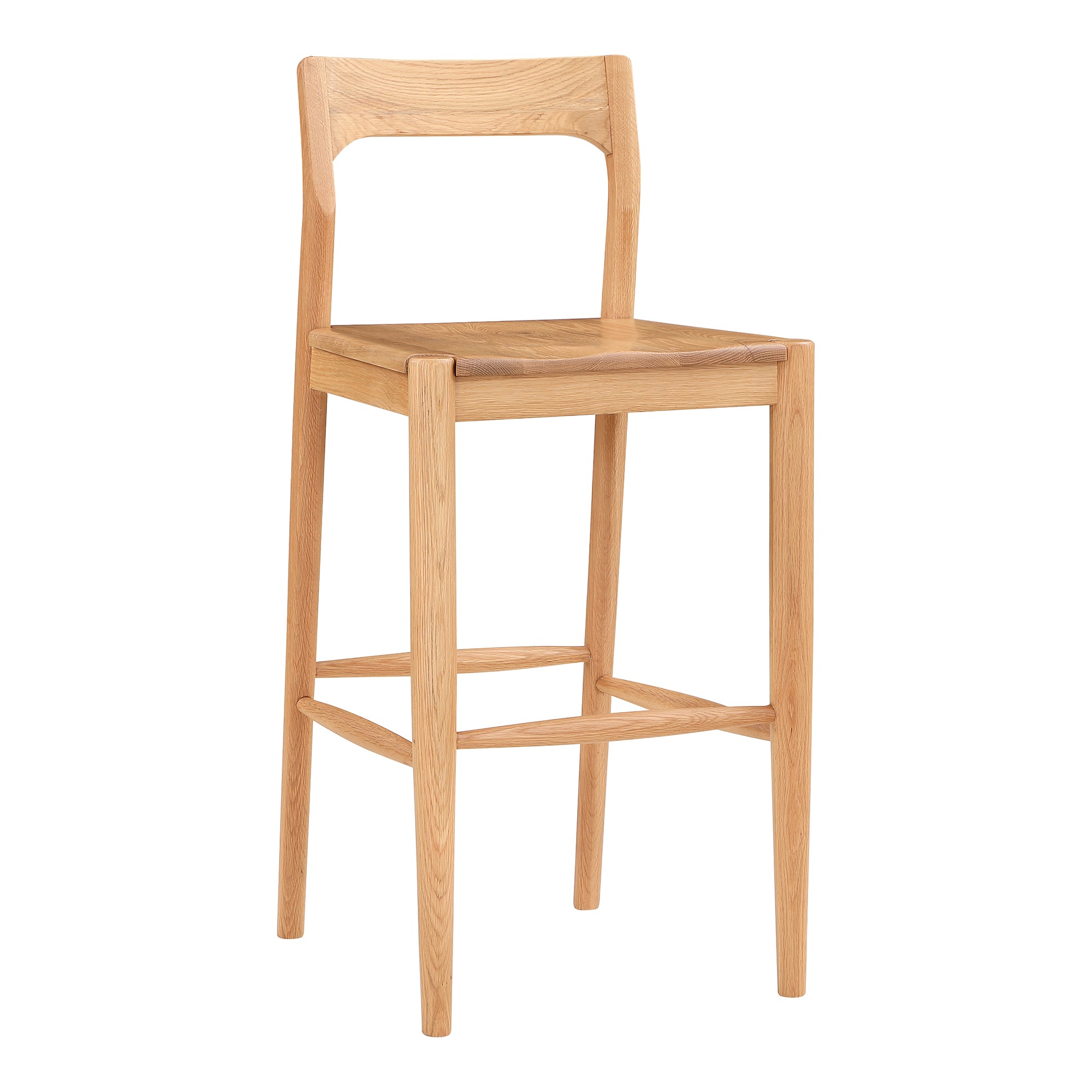 Owing Barstool Natural Oak by Moe's Home Collection - view 2