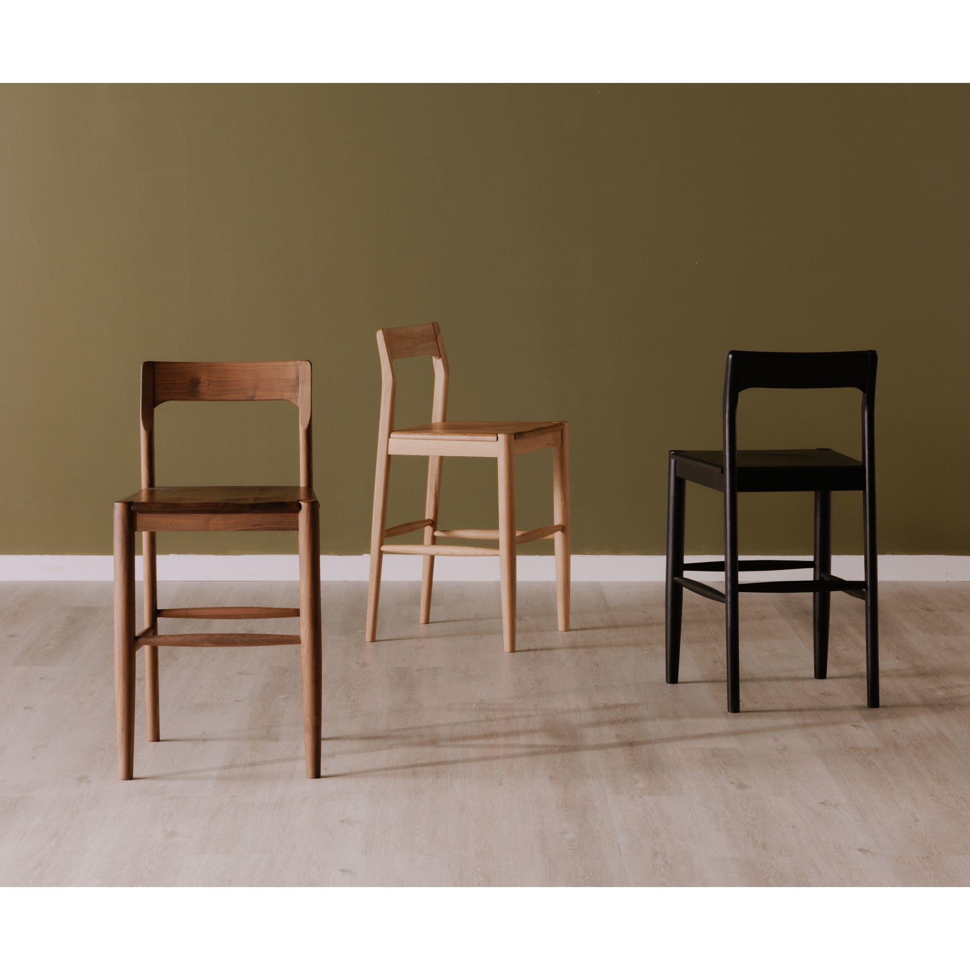 Owing Barstool Natural Oak by Moe's Home Collection - view 6