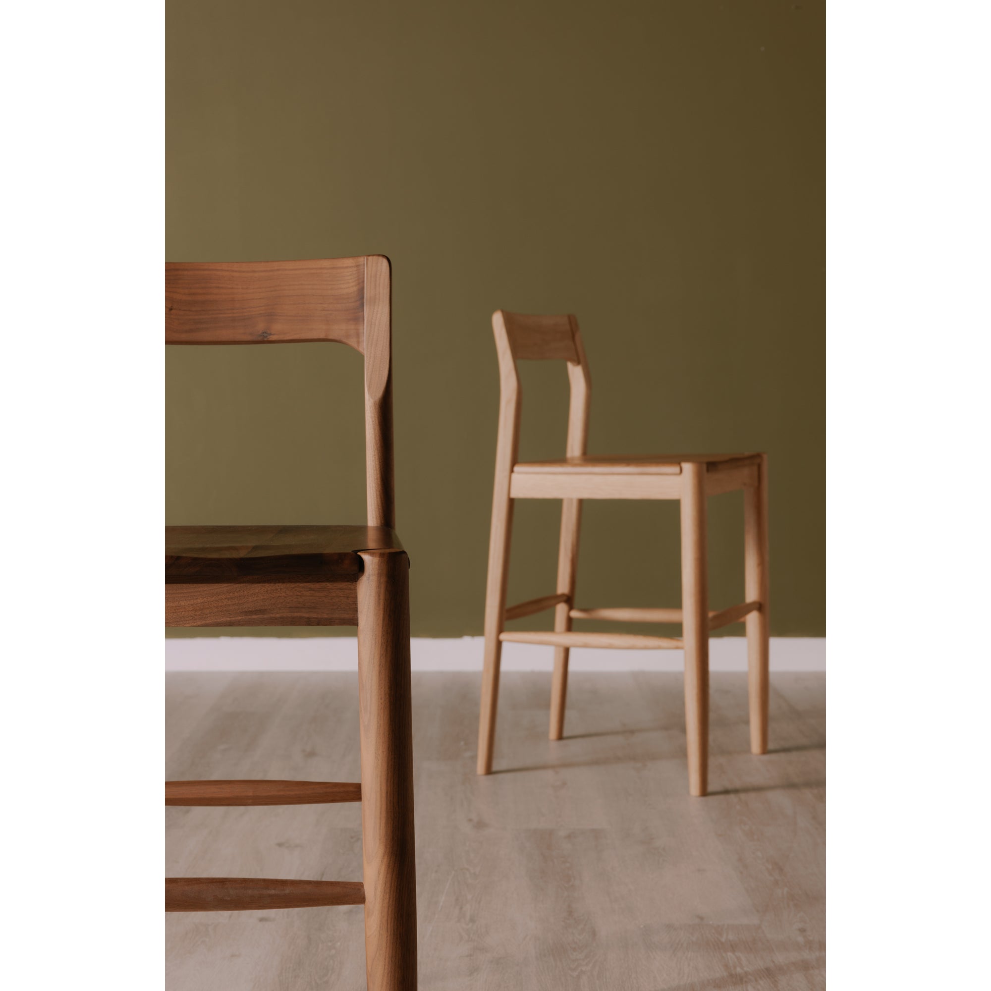 Owing Barstool Natural Oak by Moe's Home Collection - view 7
