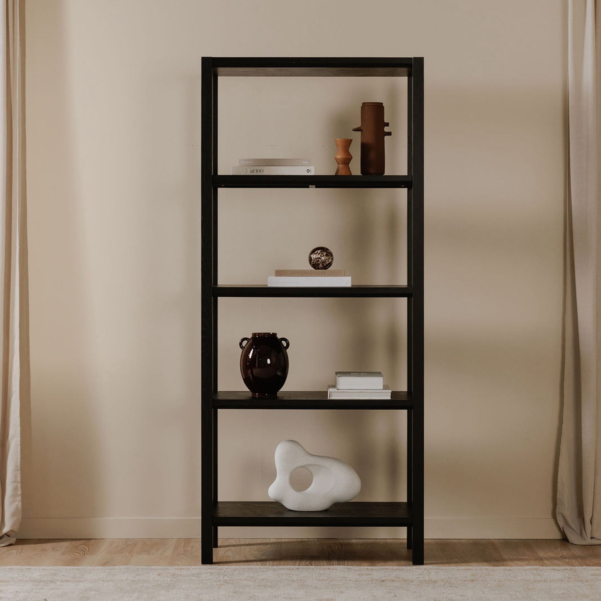 Nolan Bookcase Black by Moe's Home Collection - view 2