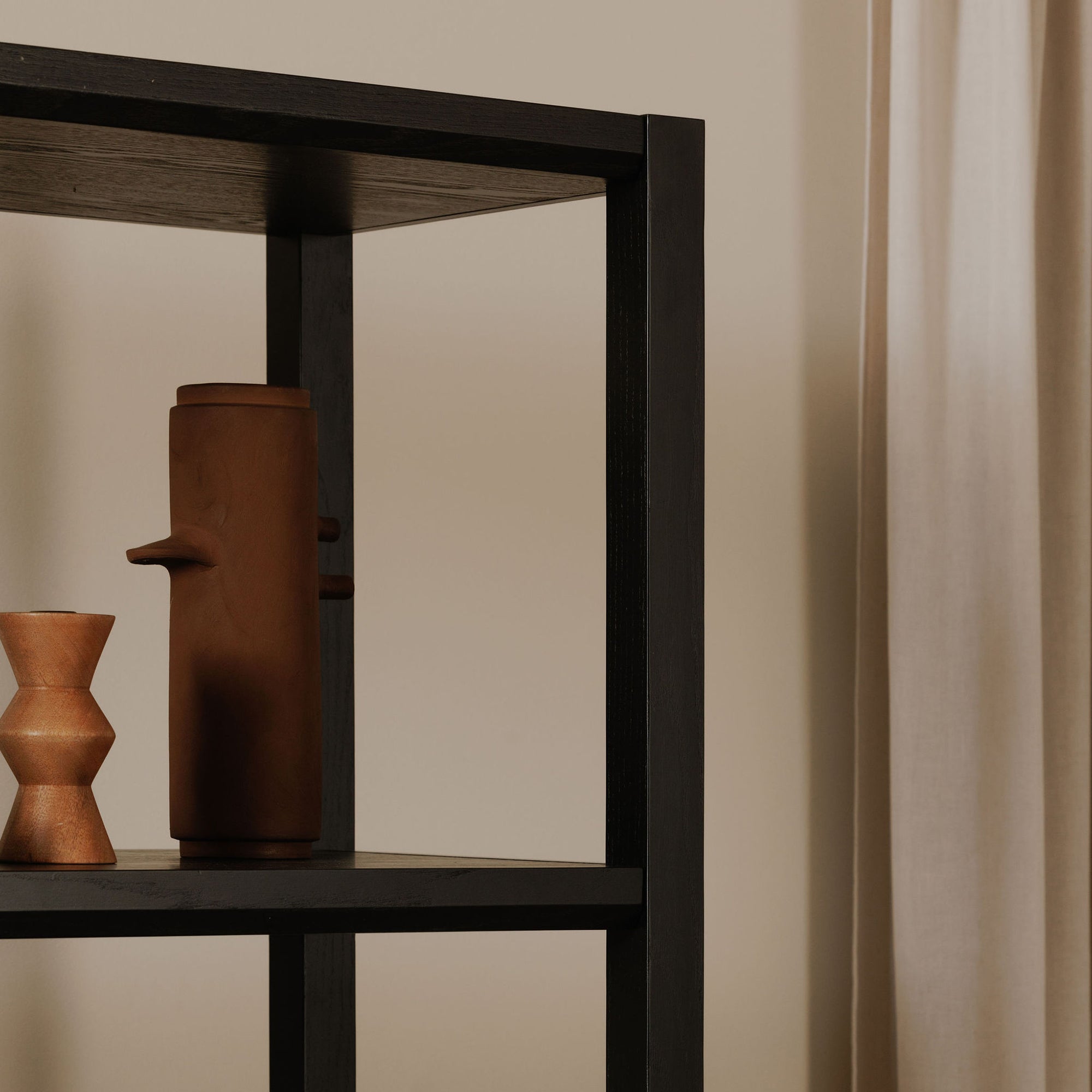 Nolan Bookcase Black by Moe's Home Collection - view 3