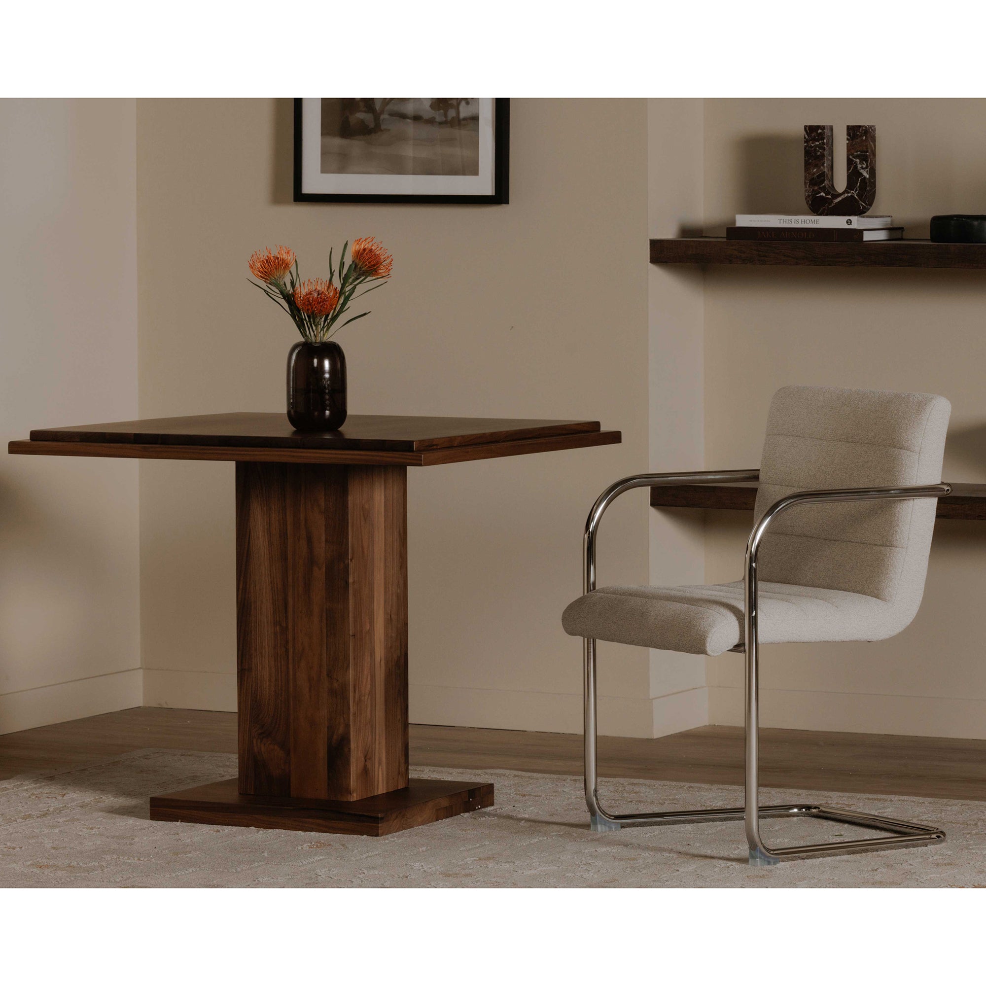 May Cafe Table Walnut by Moe's Home Collection - view 3