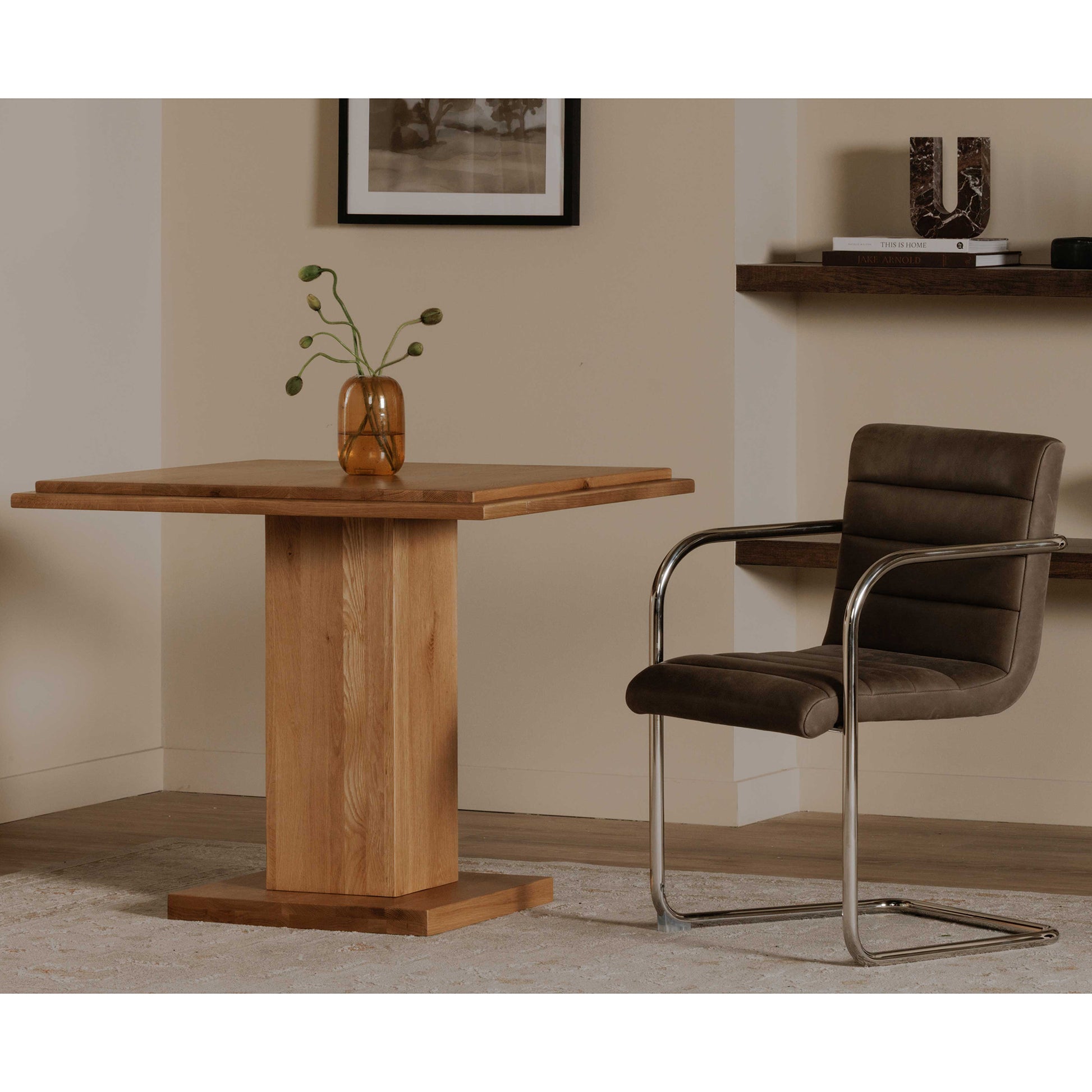 May Cafe Table Natural Oak by Moe's Home Collection - view 3