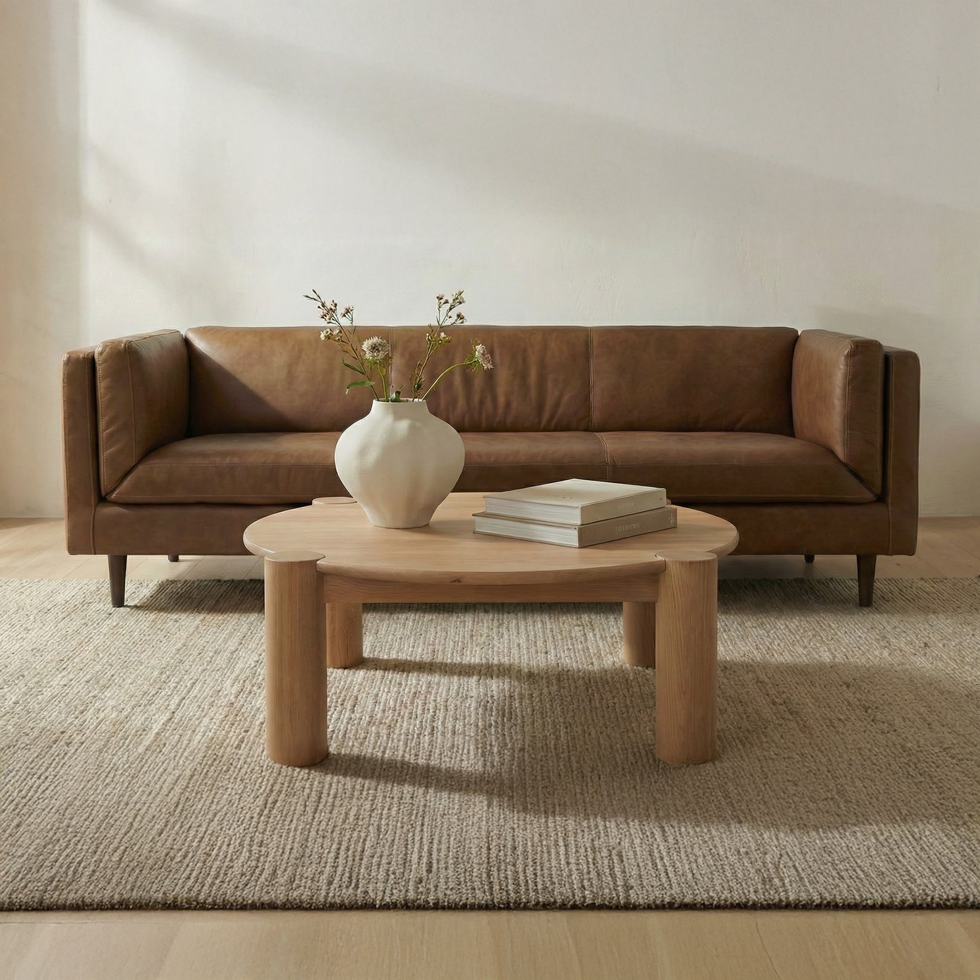 Jack Coffee Table Brushed Natural Oak by Moe's Home Collection - view 4
