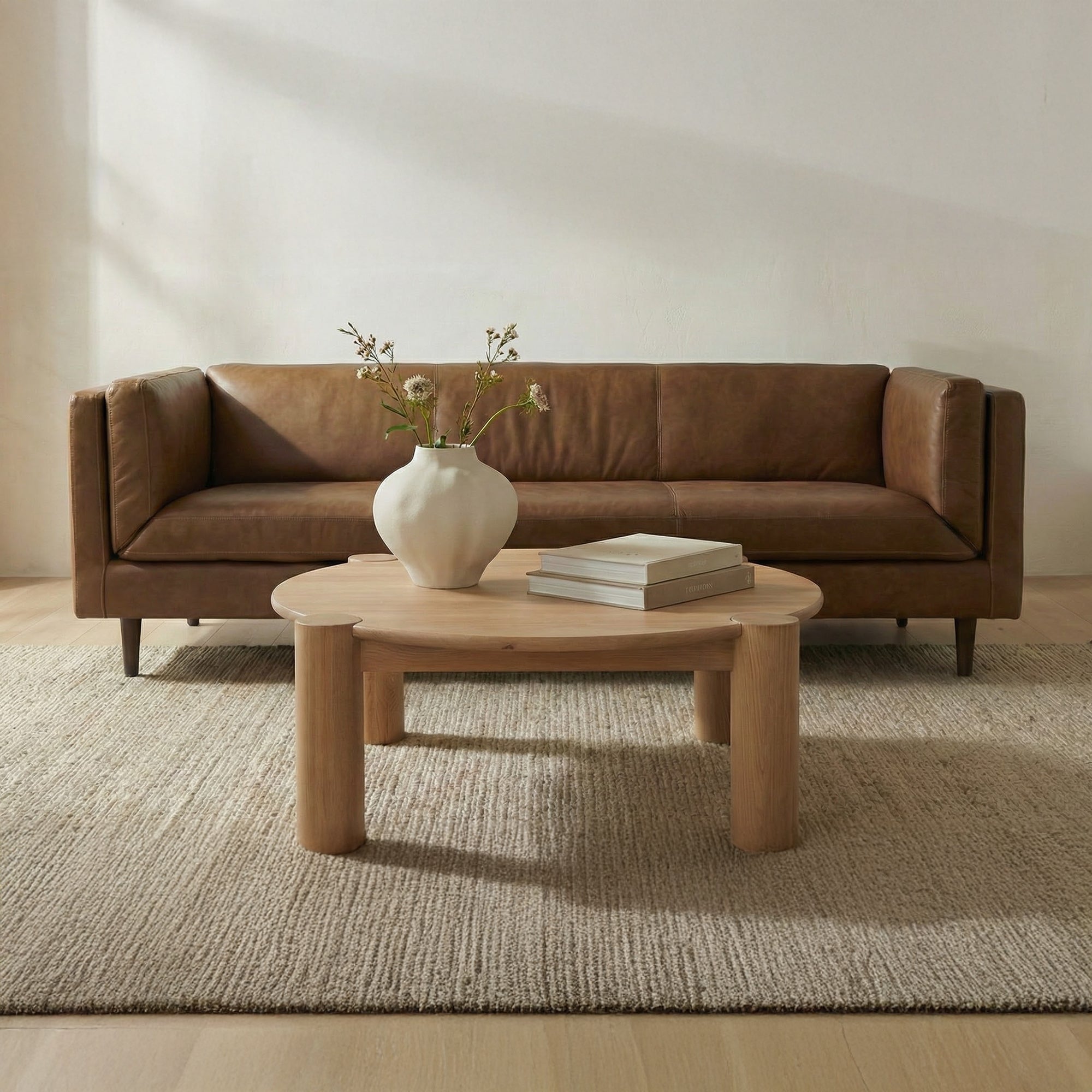 Jack Coffee Table Brushed Natural Oak by Moe's Home Collection - view 4