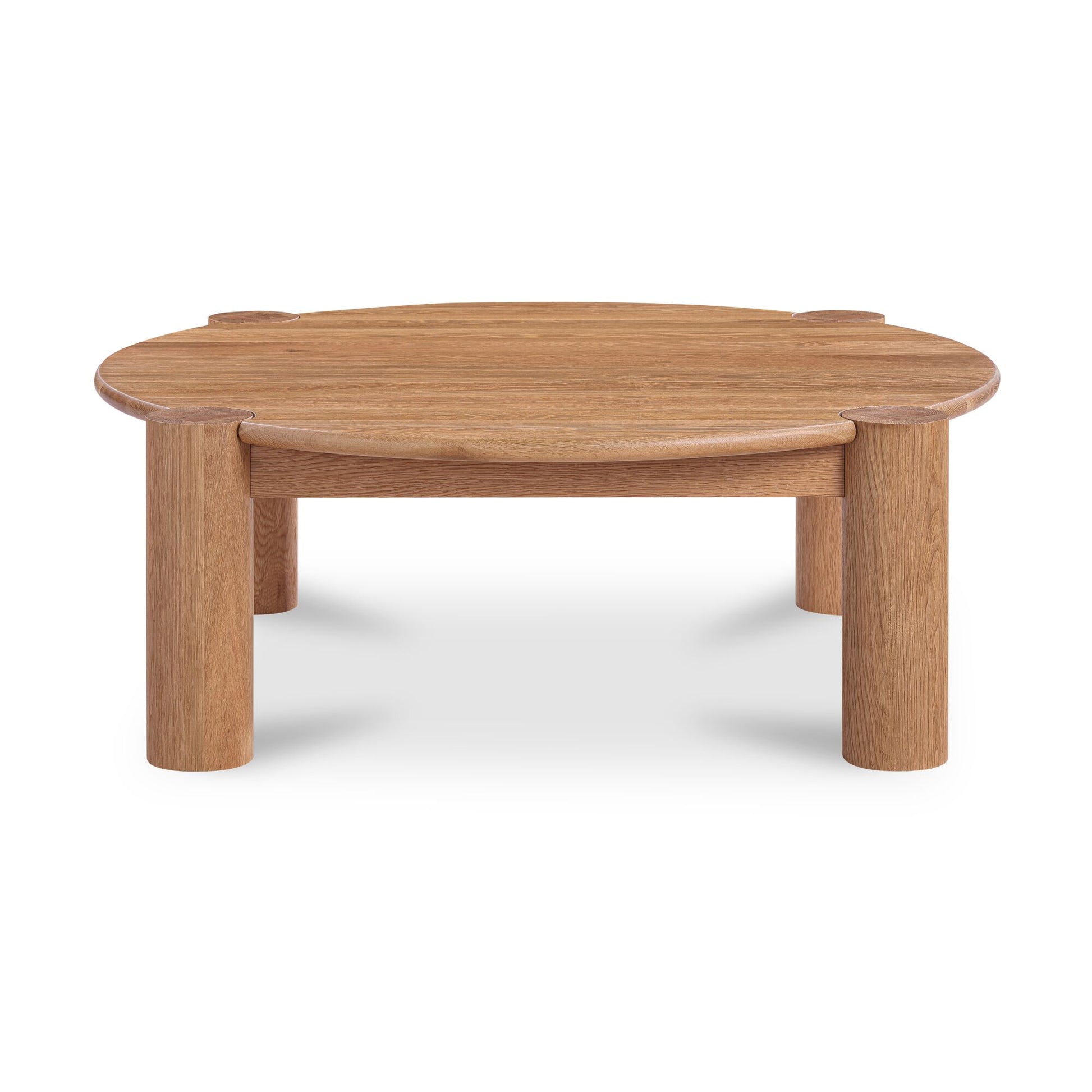 Jack Coffee Table Brushed Natural Oak by Moe's Home Collection