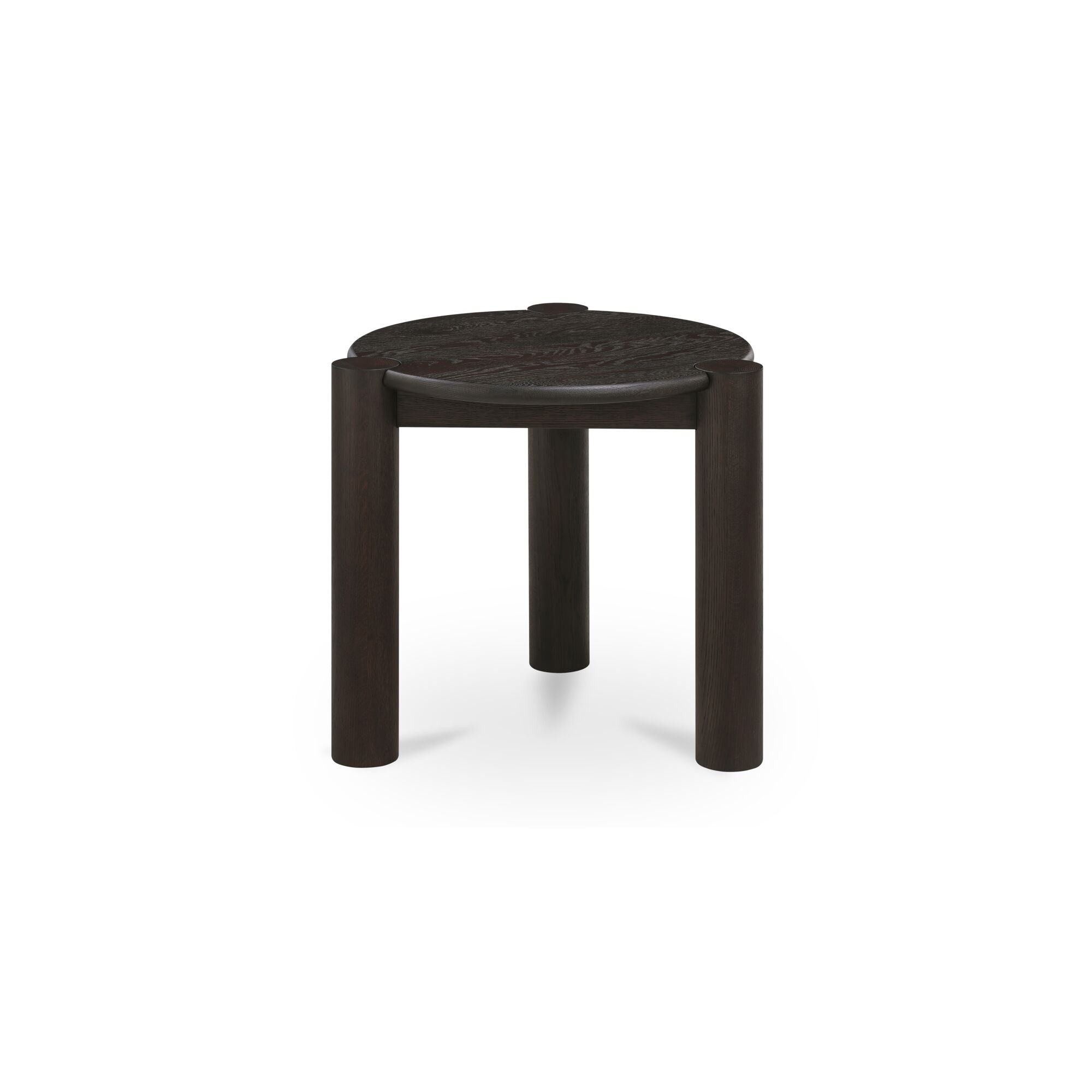 Jack Side Table Brushed Dark Brown by Moe's Home Collection