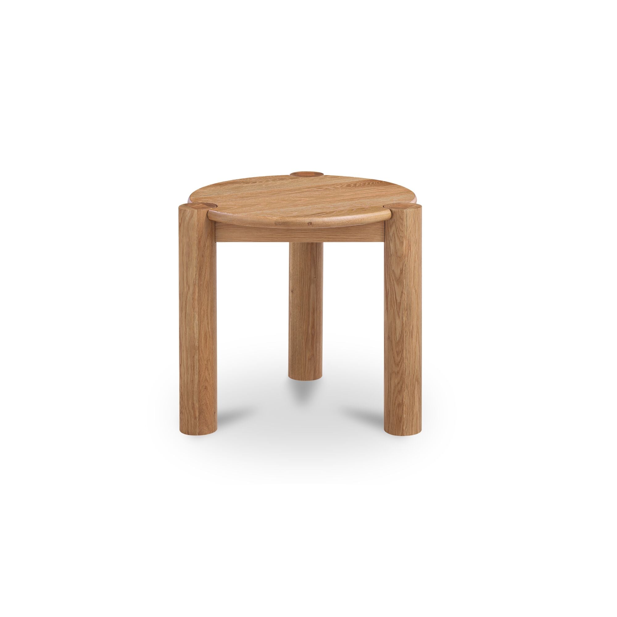 Jack Side Table Brushed Natural Oak by Moe's Home Collection
