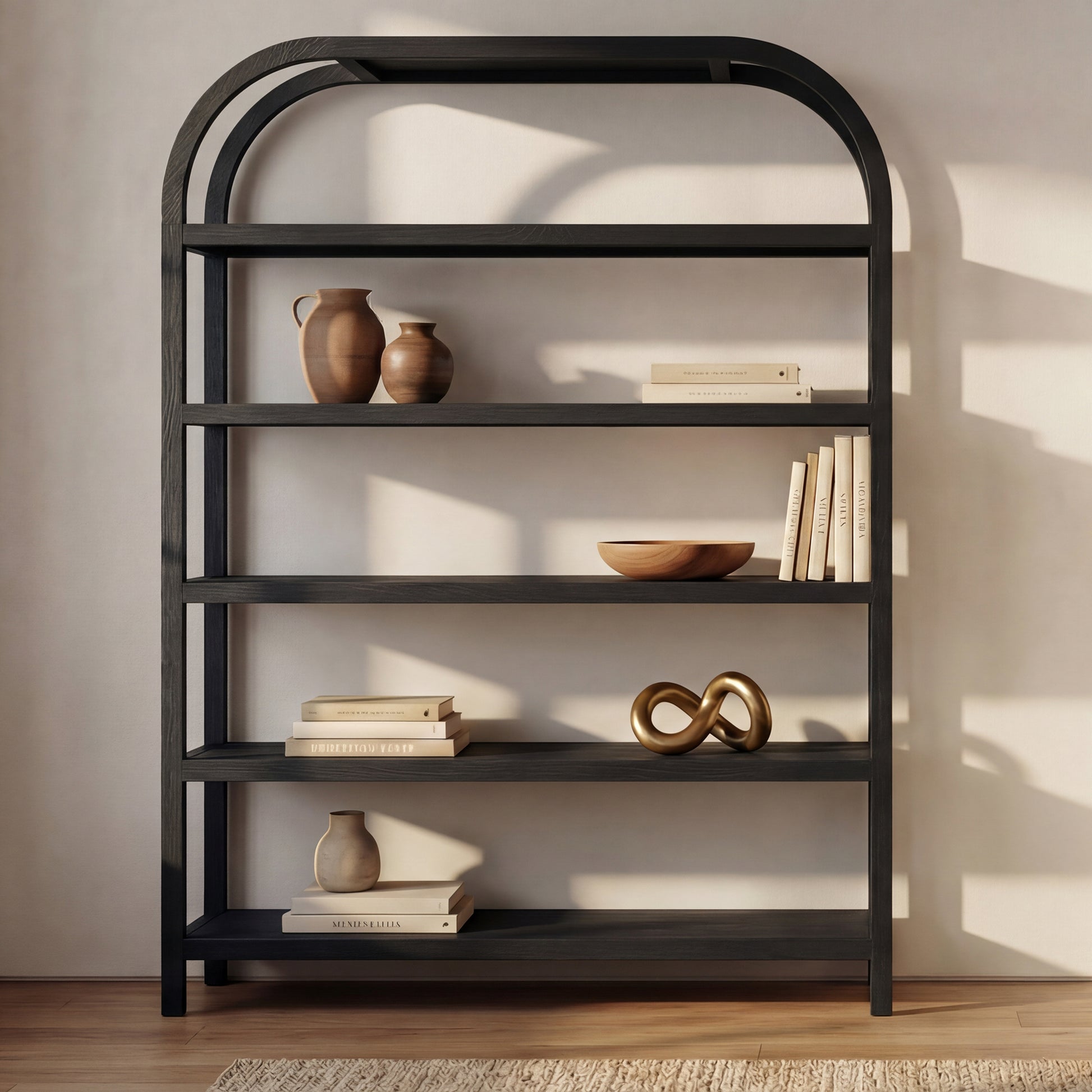 Eero Bookcase Large Black by Moe's Home Collection - view 2