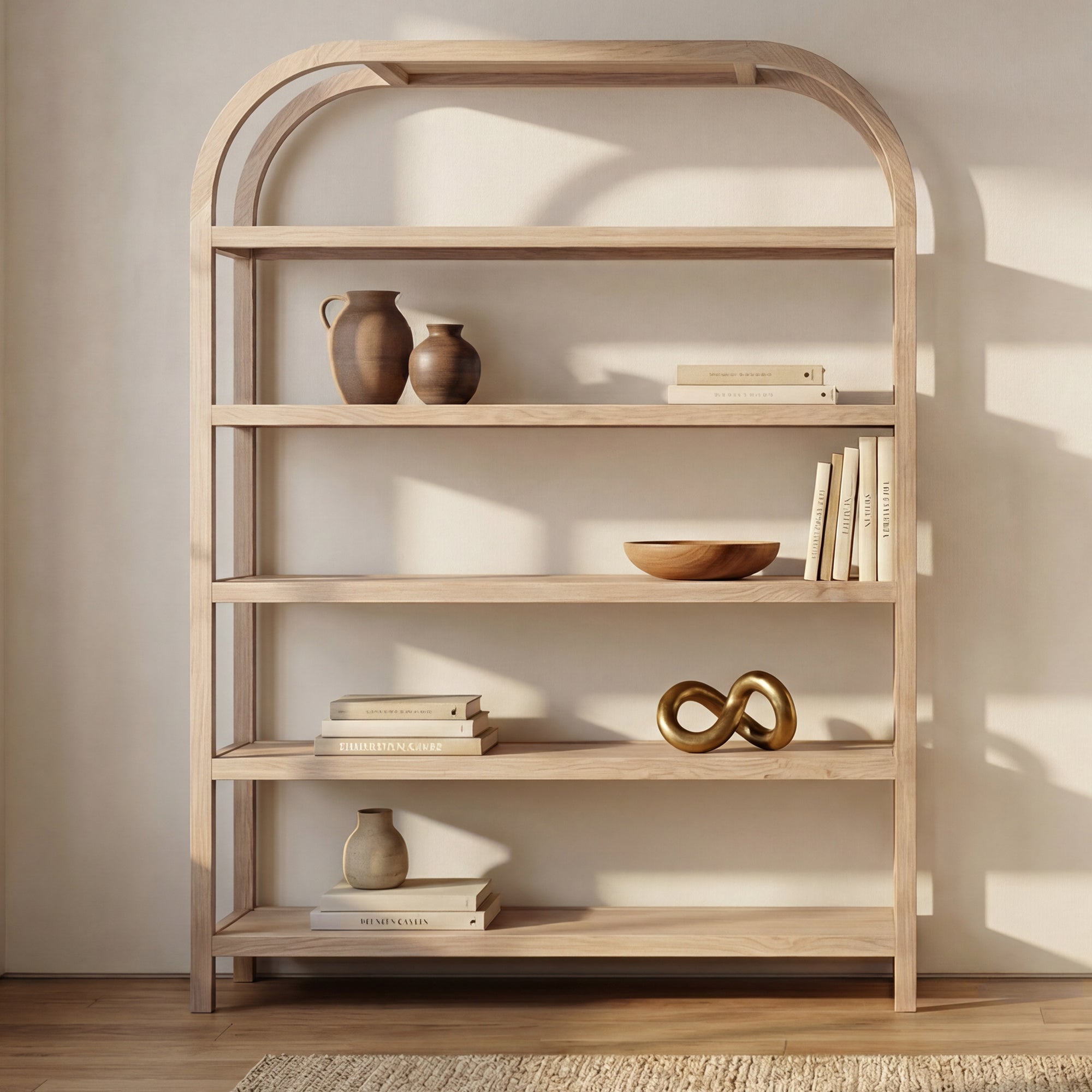Eero Bookcase Large Natural by Moe's Home Collection - view 2
