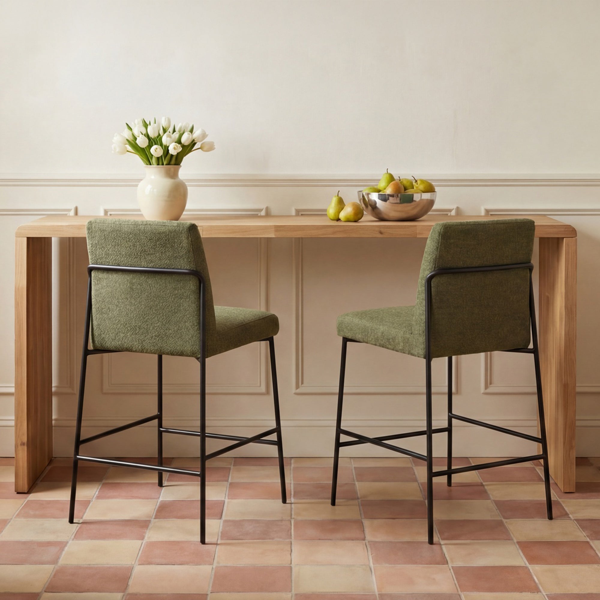 Carrie Counter Table Natural by Moe's Home Collection - view 2
