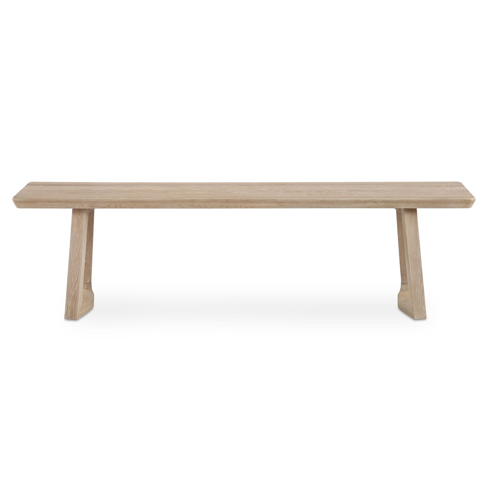 Silas Dining Bench Oak by Moe's Home Collection