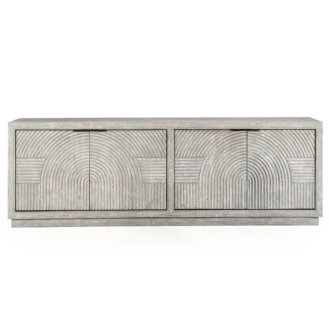Avondale 4-Door Reclaimed Wood Sideboard in Antique Blue