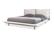 Flange Bed Upholstered