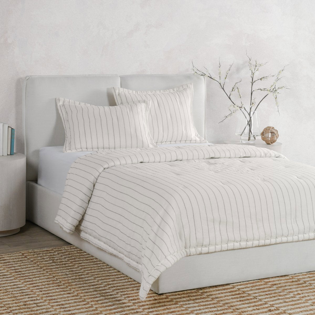 Monaco Comforter Collection - Ivory - King / Set