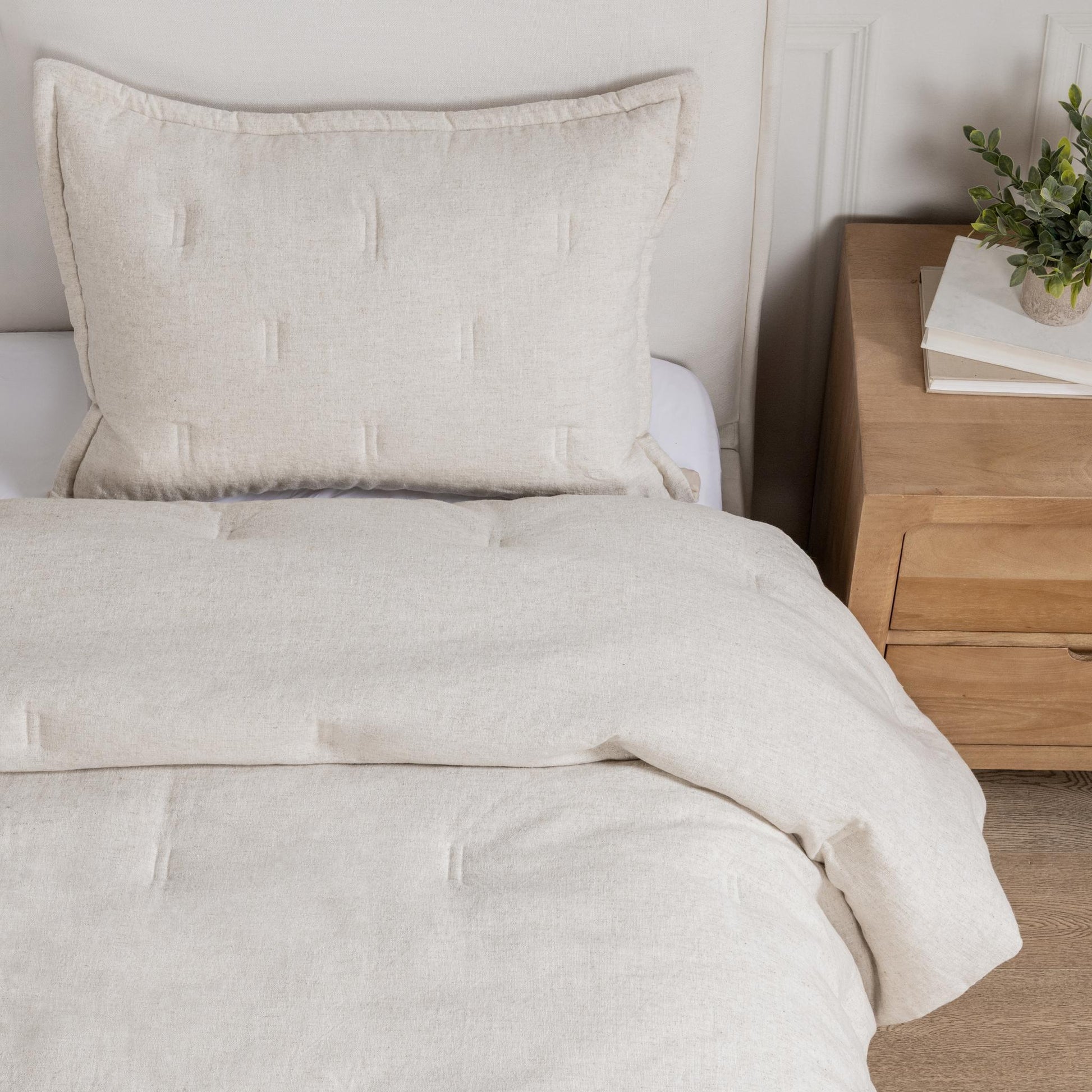 Talia Comforter Collection - Natural - King / Set