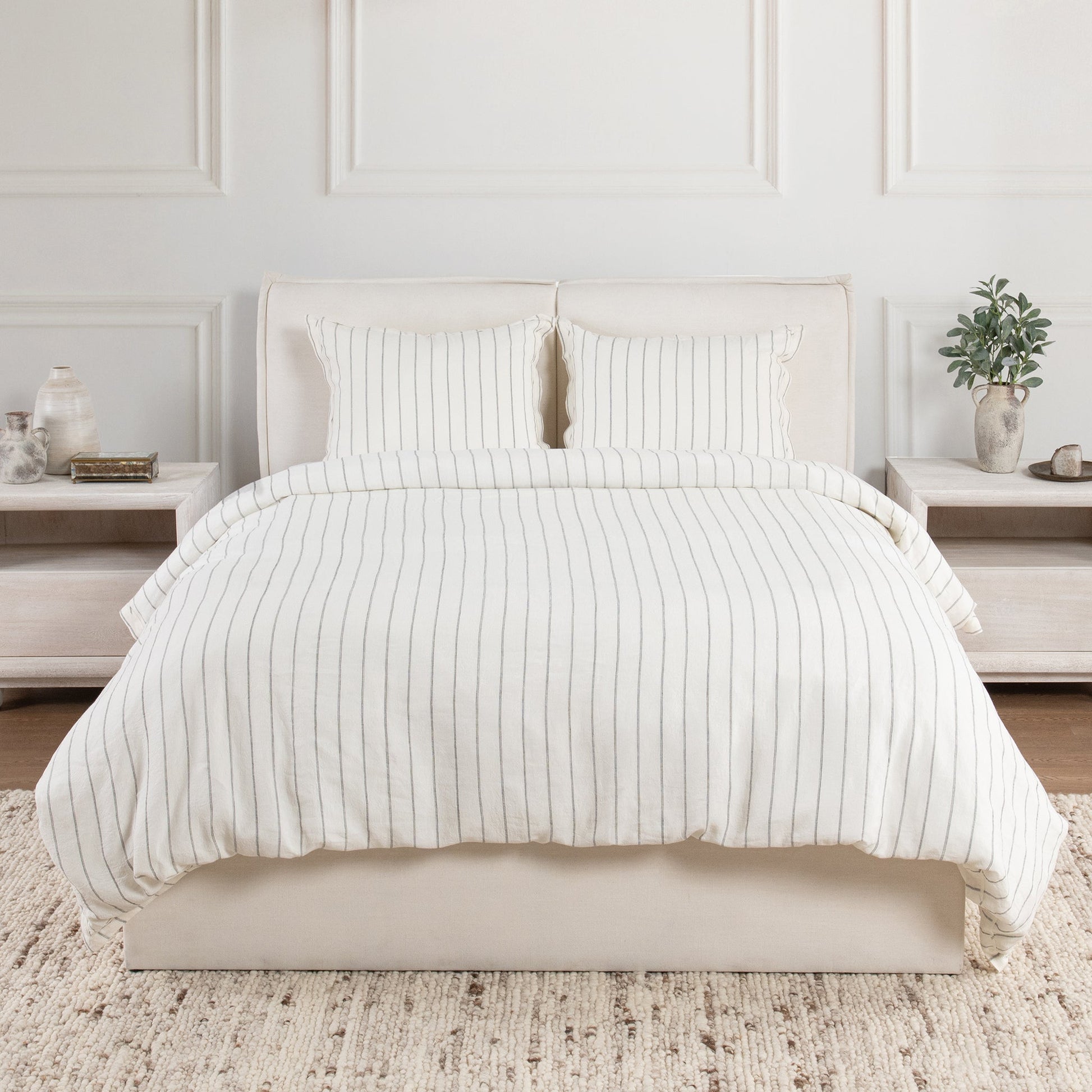 Monaco Duvet Collection - Ivory - King / Set